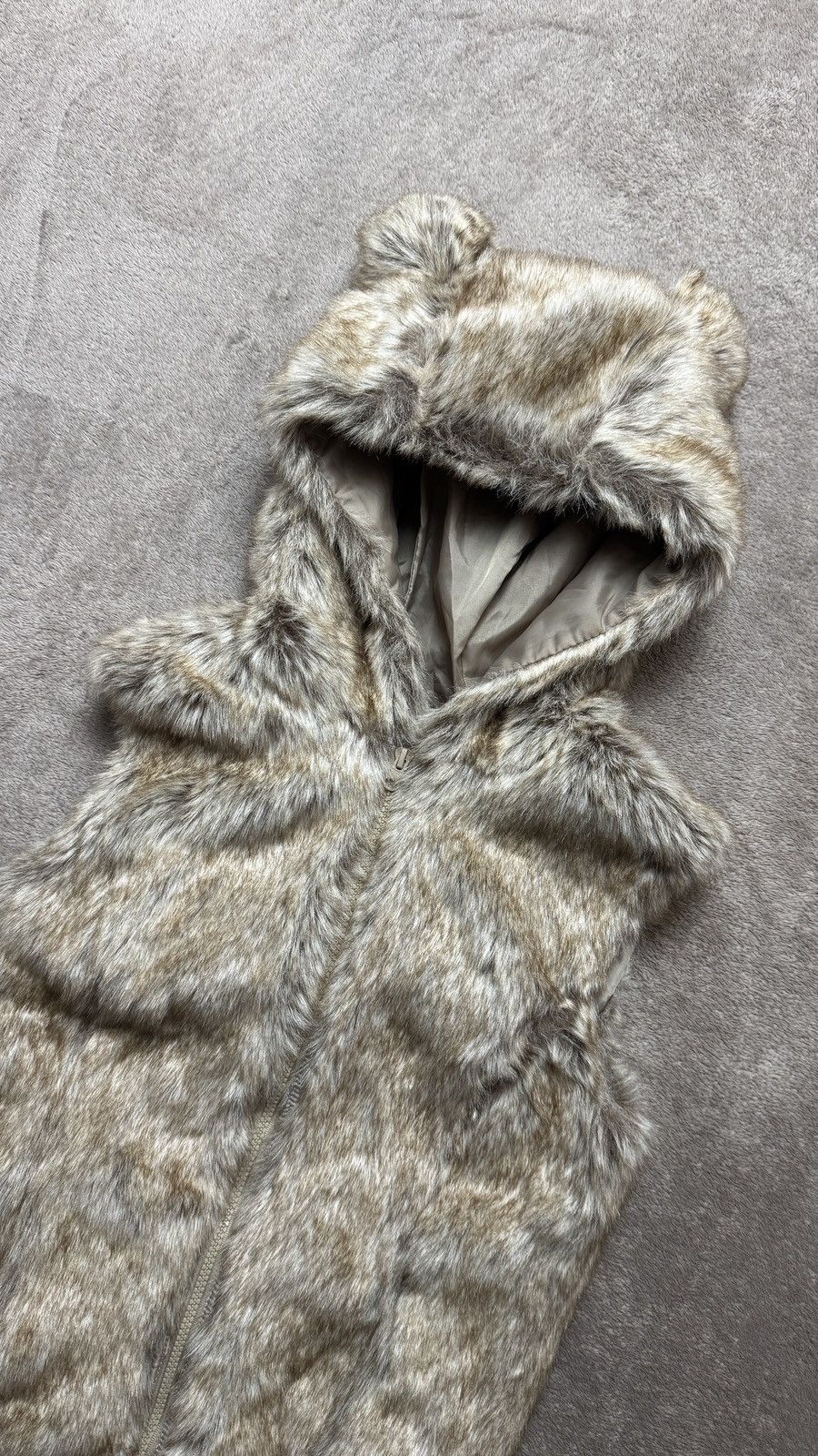 Hysteric Glamour Vintage Y2K Animal Zip Up Fur Hooded Vest hysteric glamour Size US S / EU 44-46 / 1 - 2 Thumbnail