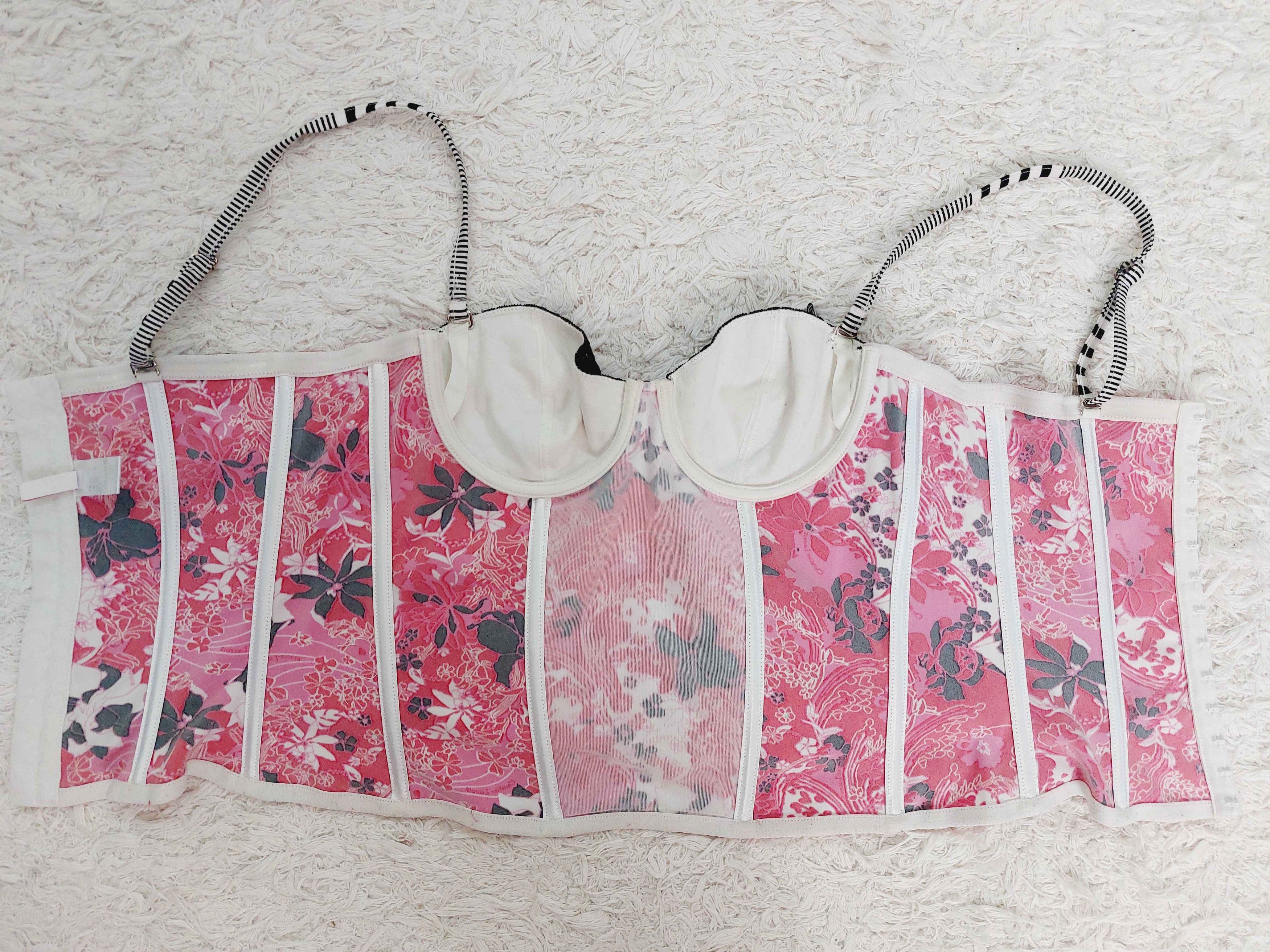 Christian Lacroix Christian Lacroix Butterfly Floral Lace Bow Corset Bustier Size S / US 4 / IT 40 - 10 Thumbnail