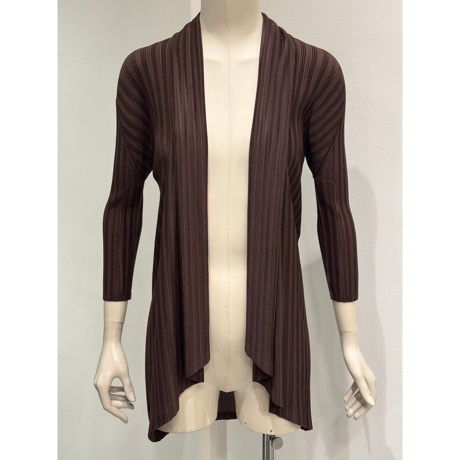 2000s Issey Miyake “Pleats Please” cardigan