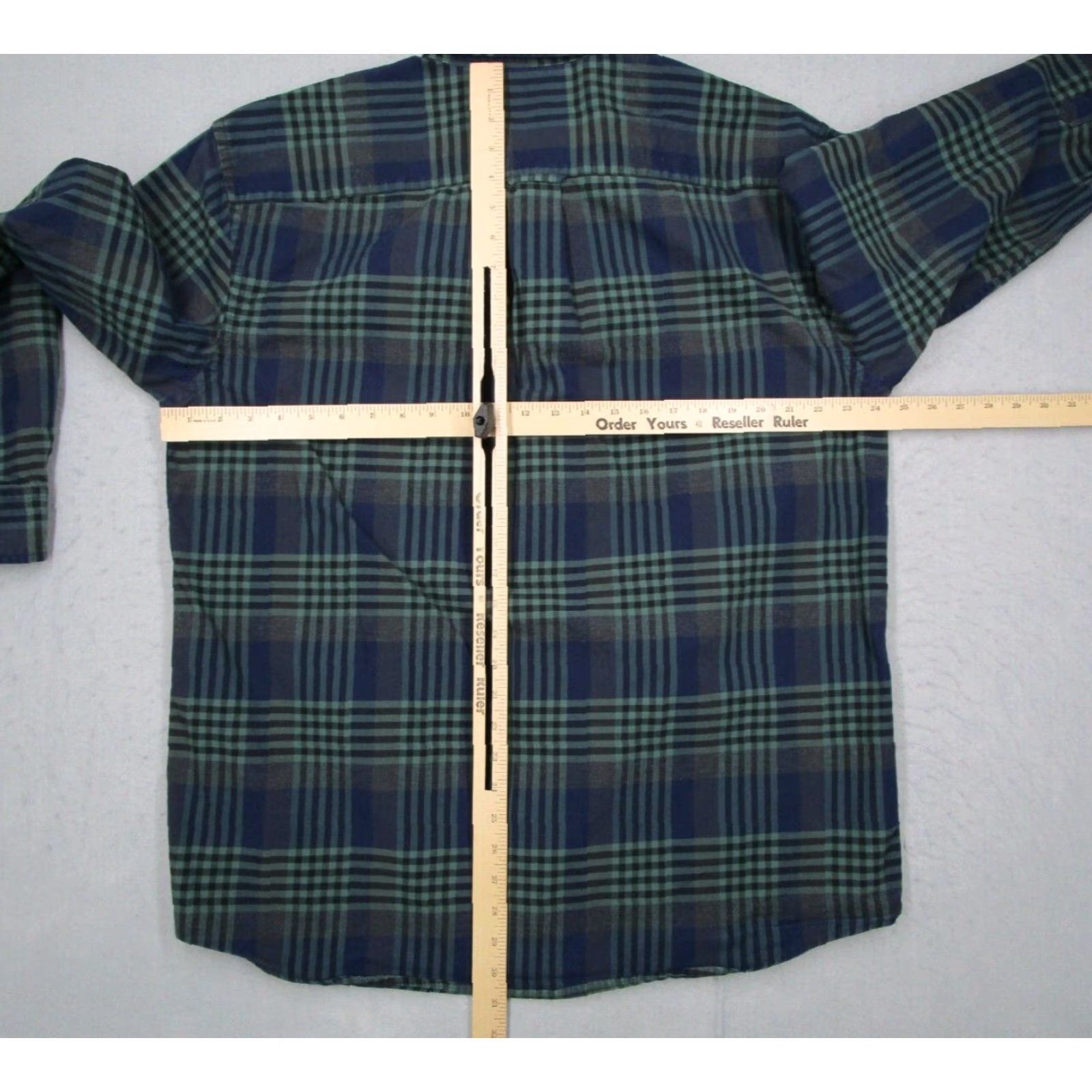 Orvis VINTAGE Orvis Mens Button-Up Shirt XL Green Tartan Flannel Casual Outdoor Workwear Size US XL / EU 56 / 4 - 5 Thumbnail