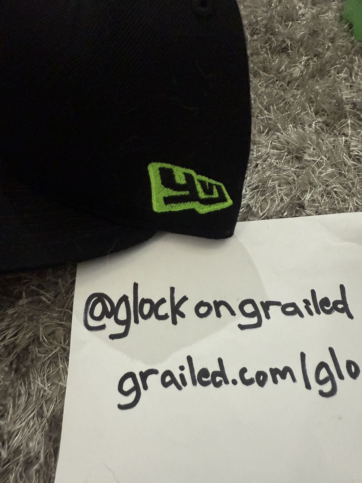 Playboi Carti Playboi Carti YVL Opium Hat Green/Black Size 7 1/2 Size ONE SIZE - 5 Thumbnail
