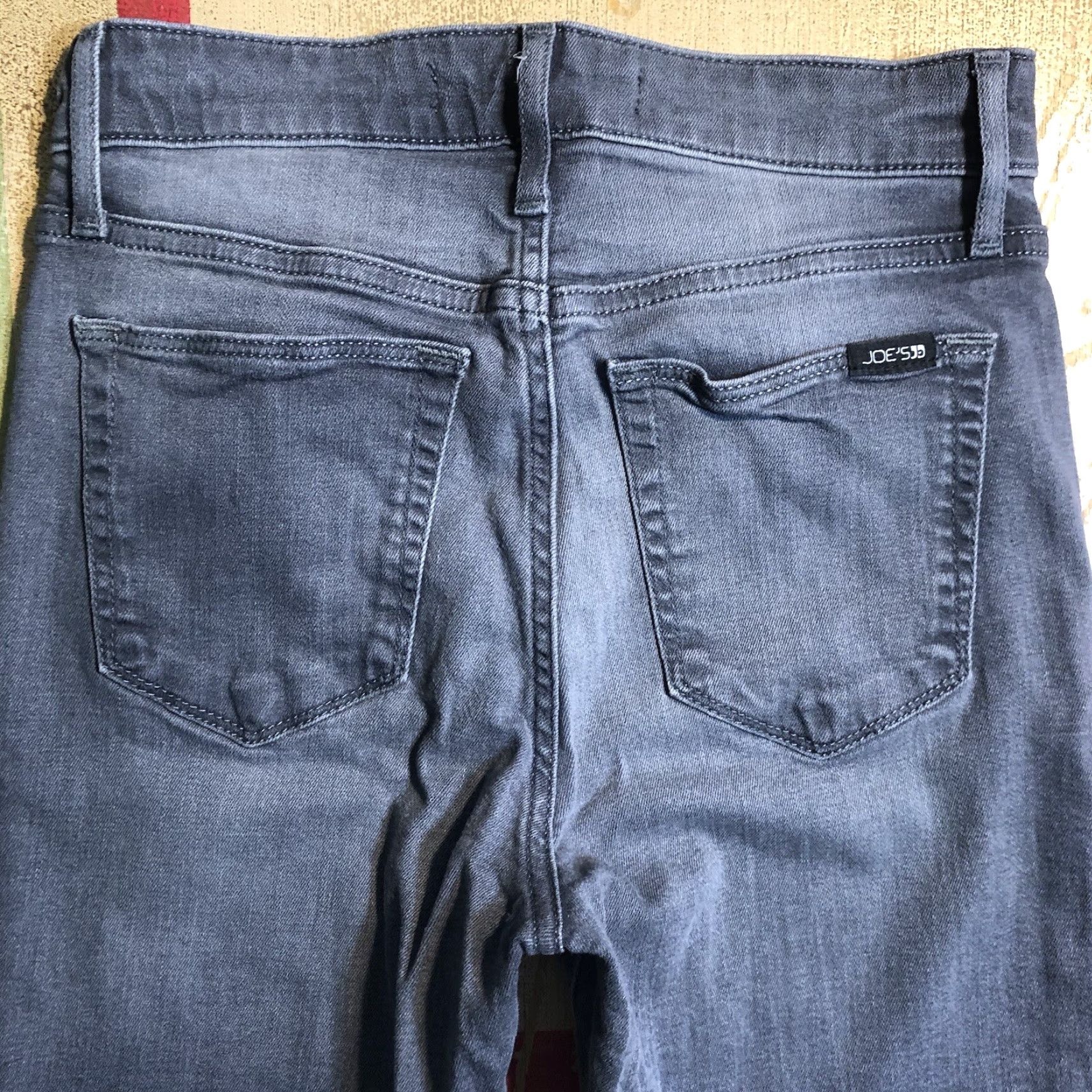 Vintage Joes Jeans Ewing Womens 25 X 27 Inseam Skinny Ankle Gray Stretch Denim Size 42" / US 20 - 3 Thumbnail