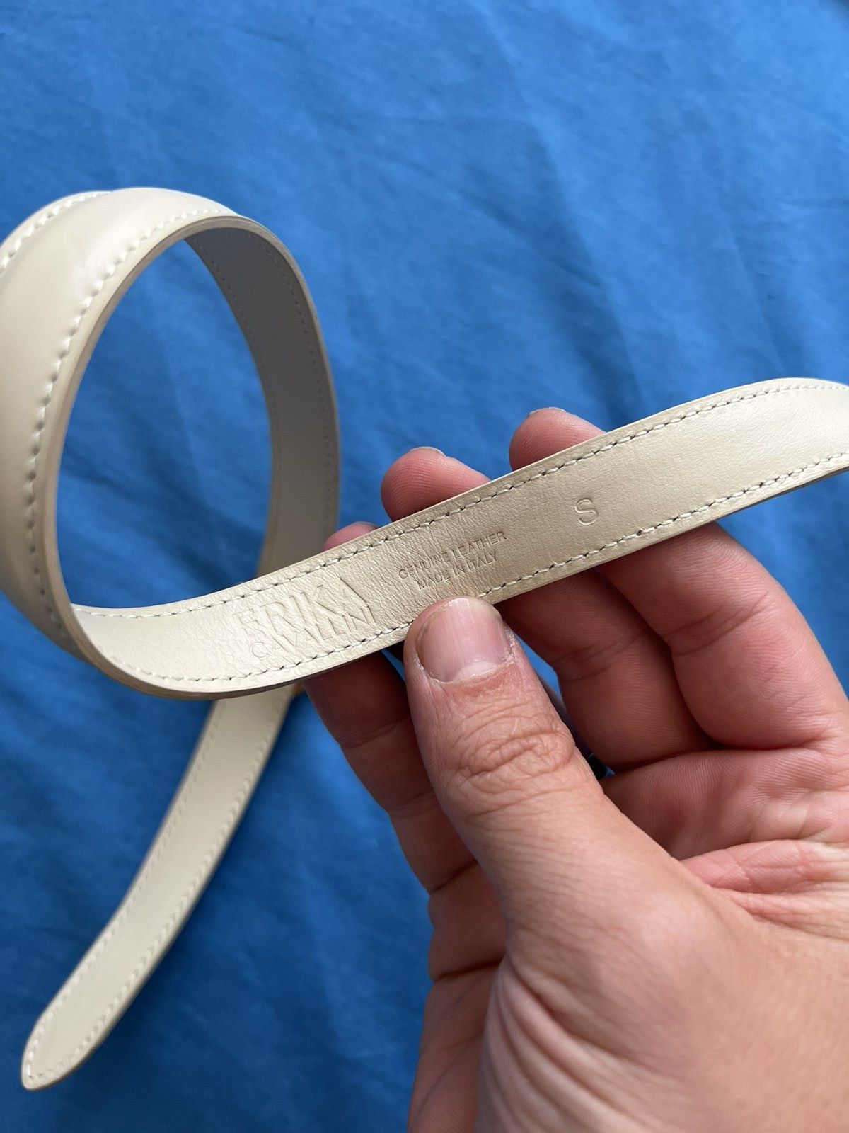 Designer CINTURA MALAI " ERIKA CAVALLINI" Originale Leather belt Size ONE SIZE - 2 Thumbnail