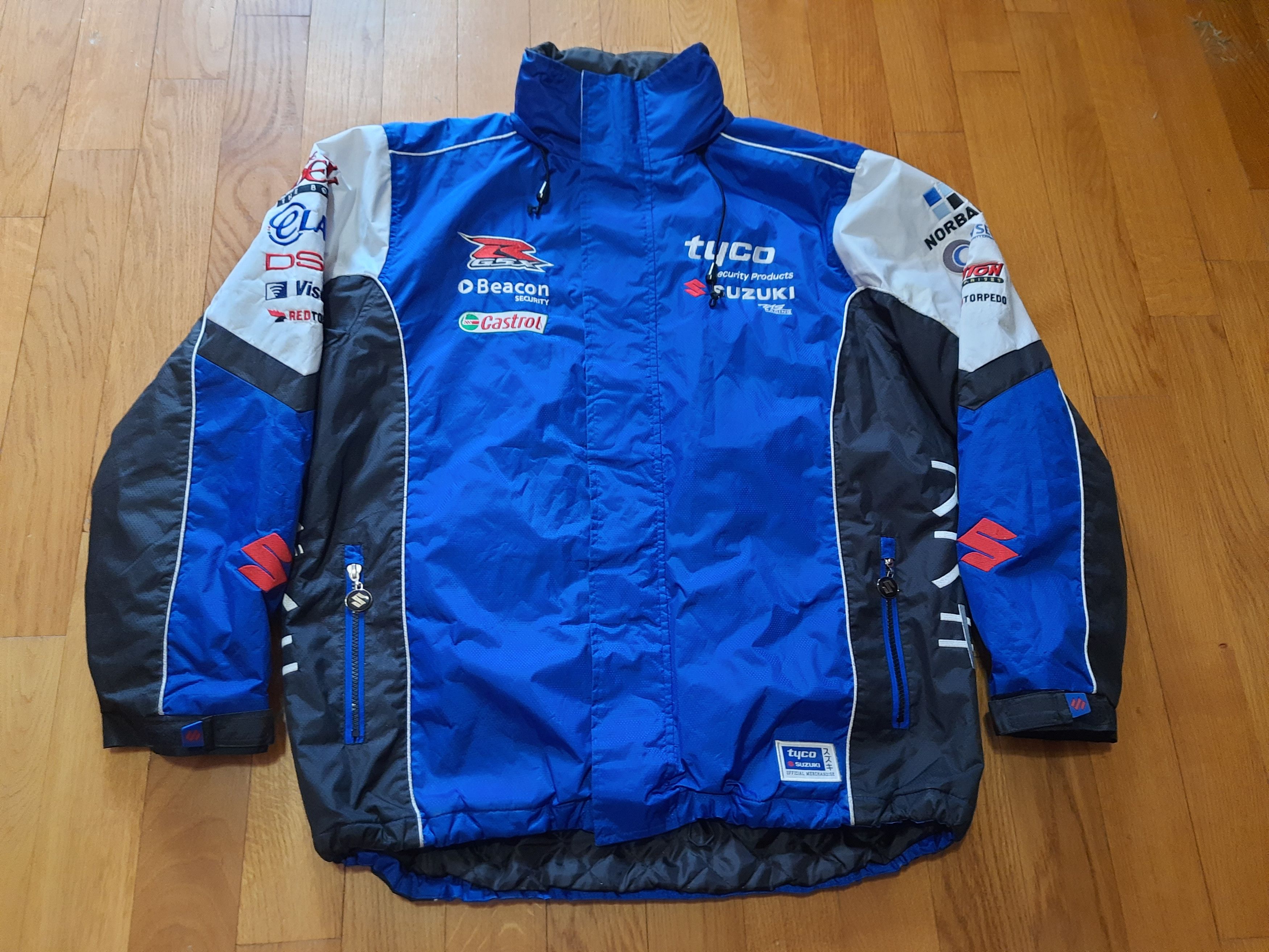 Japanese Brand Suzuki Moto Racing Lights Vintage Jacket Size US L / EU 52-54 / 3 - 1 Thumbnail