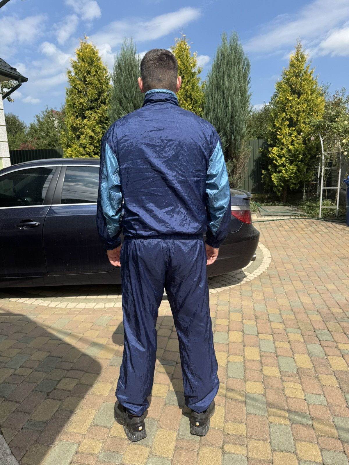 Puma Vintage Puma Tracksuit Nylon Jacket Pants Set Y2K 90s Size US XL / EU 56 / 4 - 3 Thumbnail