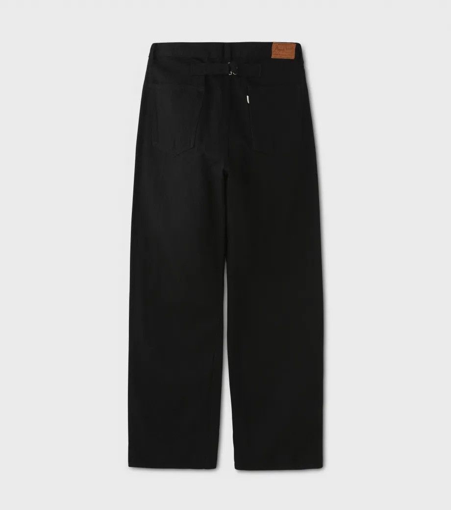 PHIGVEL MAKERS & Co. Phigvel Classic Wide Selvedge Denim Jeans - Black 30x28 Size US 30 / EU 46 - 5 Thumbnail