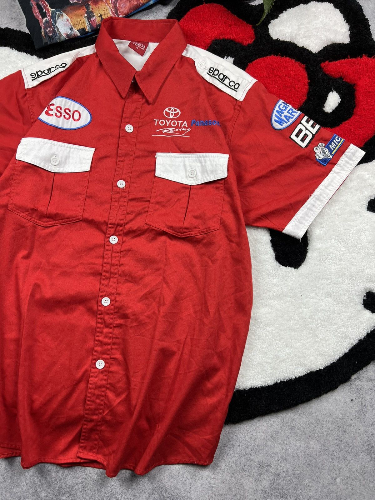 Formula 1 Vintage Toyota Panasonic Formula 1 Esso Racing Y2K Shirt Size US XL / EU 56 / 4 - 3 Thumbnail