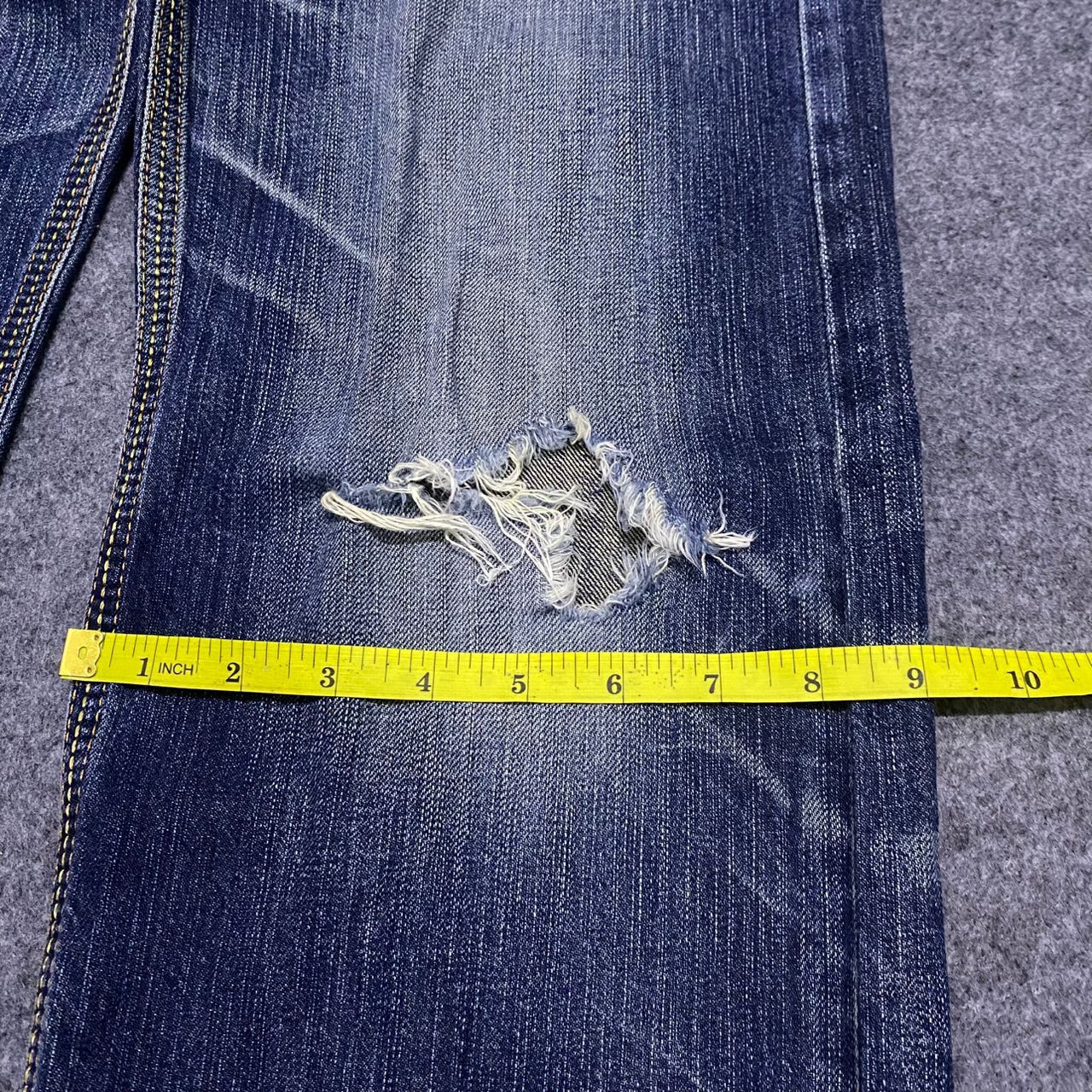 If Six Was Nine Vintage Edwin Exclusive Vintage Distressed Denim Jeans Size US 31 - 5 Thumbnail