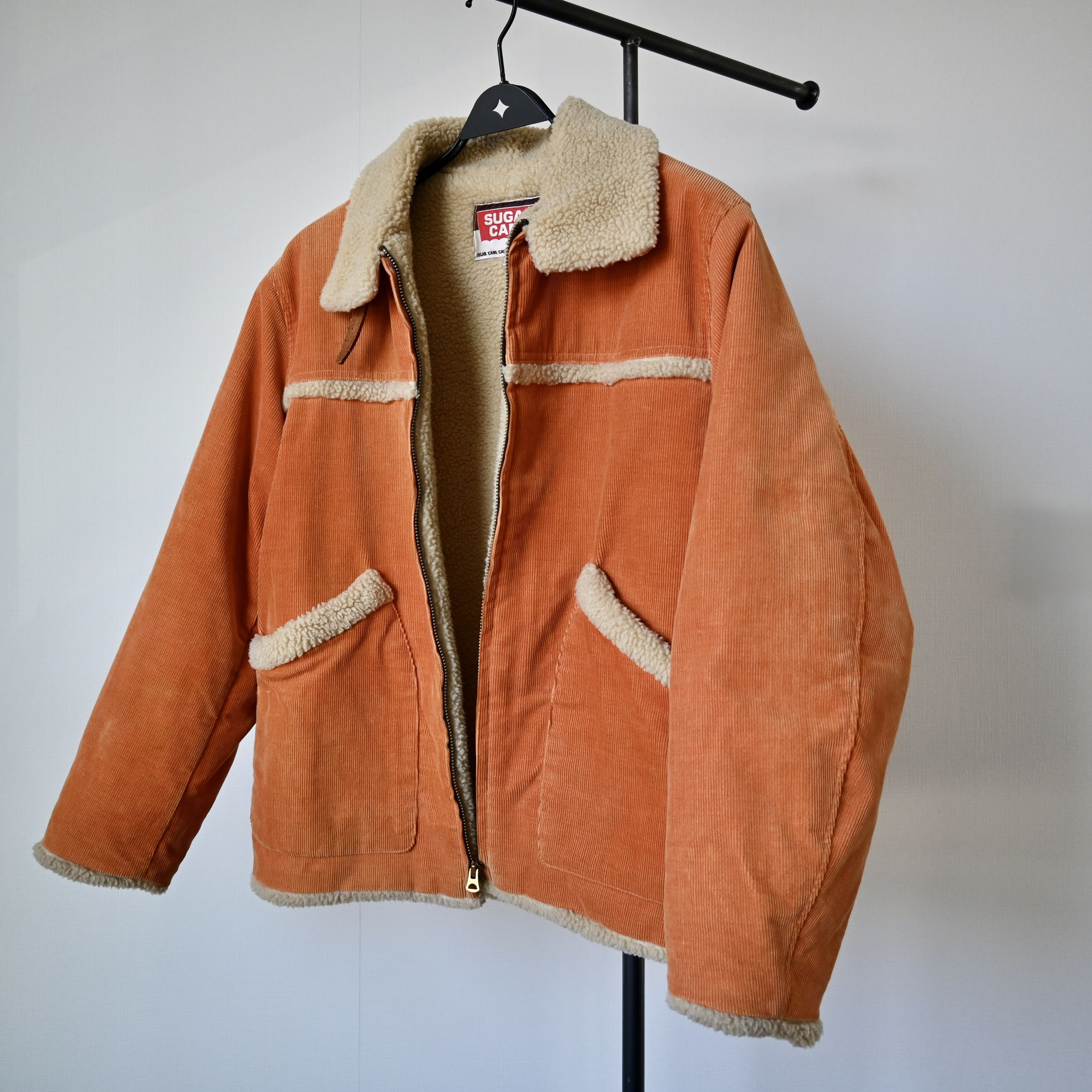 Sugar Cane Sugar Cane shearing lined corduroy ranch jacket, orange Size US M / EU 48-50 / 2 - 23 Thumbnail