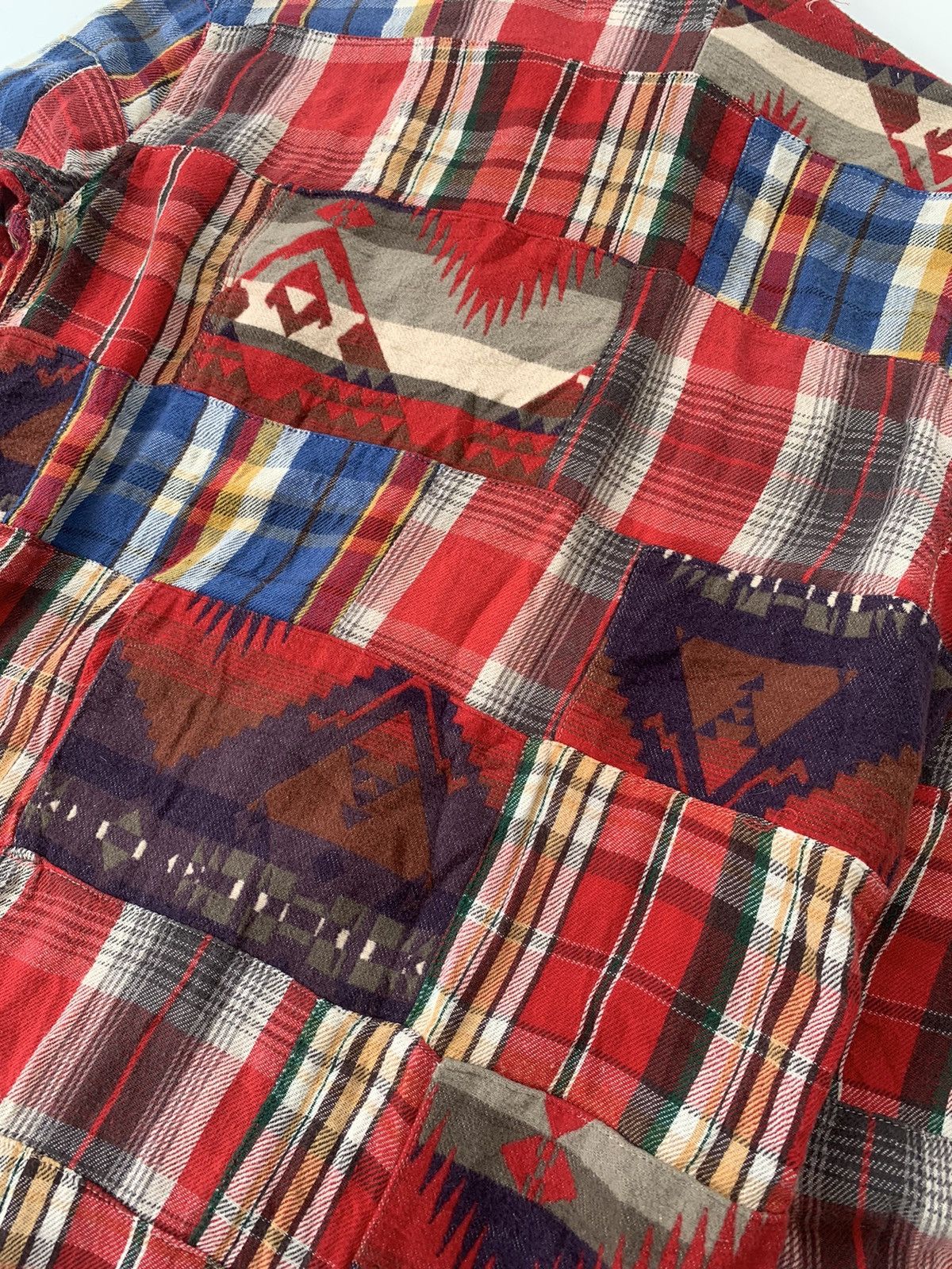 Denim & Supply Ralph Lauren Flanell pacthwork denim & supply ralph laurent Size US S / EU 44-46 / 1 - 9 Thumbnail