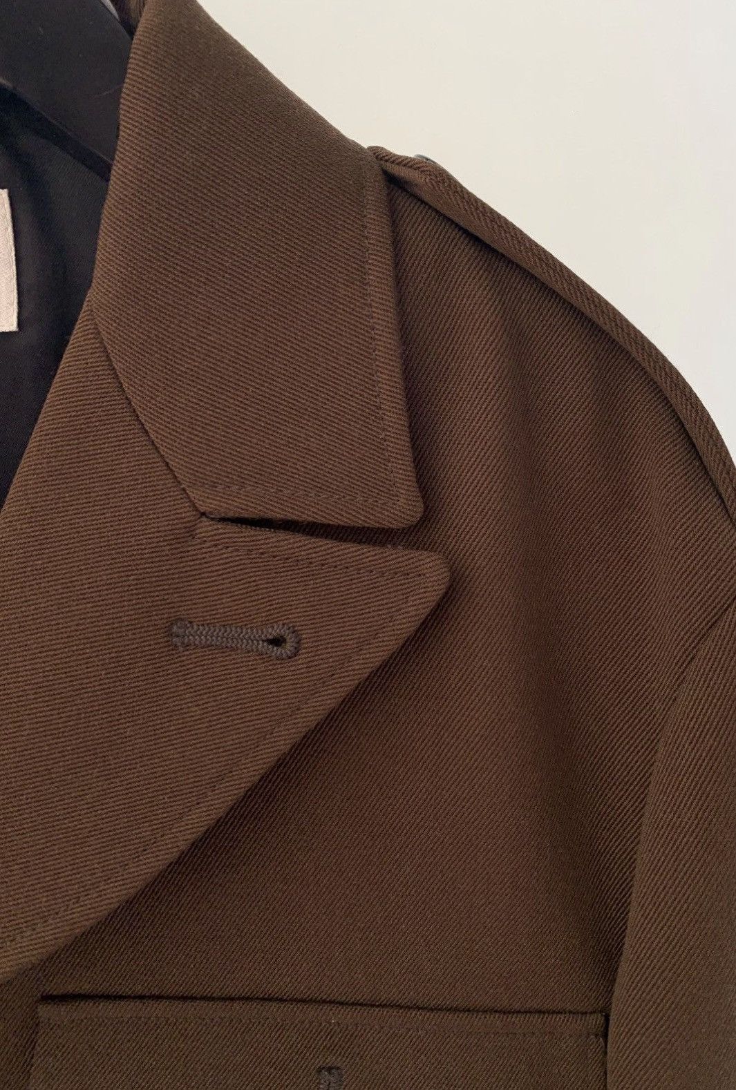 Celine Celine 19FW wool gaberdine aviator jacket sz46 Size US S / EU 44-46 / 1 - 8 Thumbnail