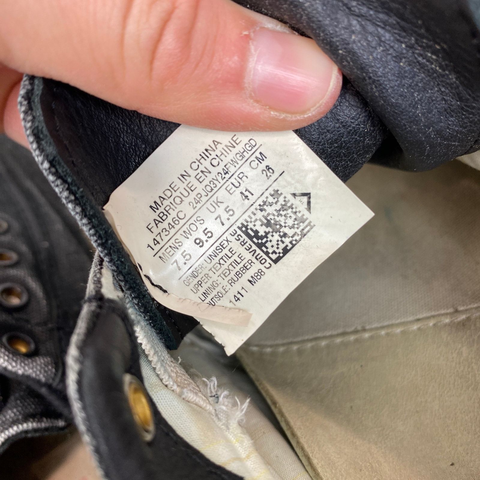 Converse × John Varvatos Converse John Varvatos Low Laceless Sneakers Shoes Men's 7.5 Size US 7.5 / EU 40-41 - 10 Thumbnail