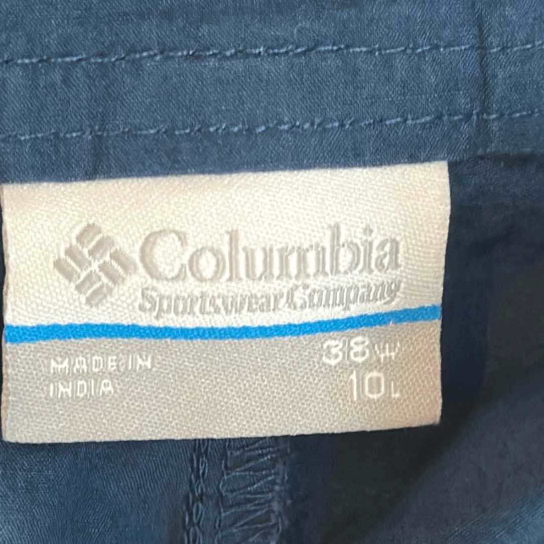 Vintage Columbia Shorts Mens Blue Chino khaki 38 Inseam 10” Size US 38 / EU 54 - 6 Thumbnail
