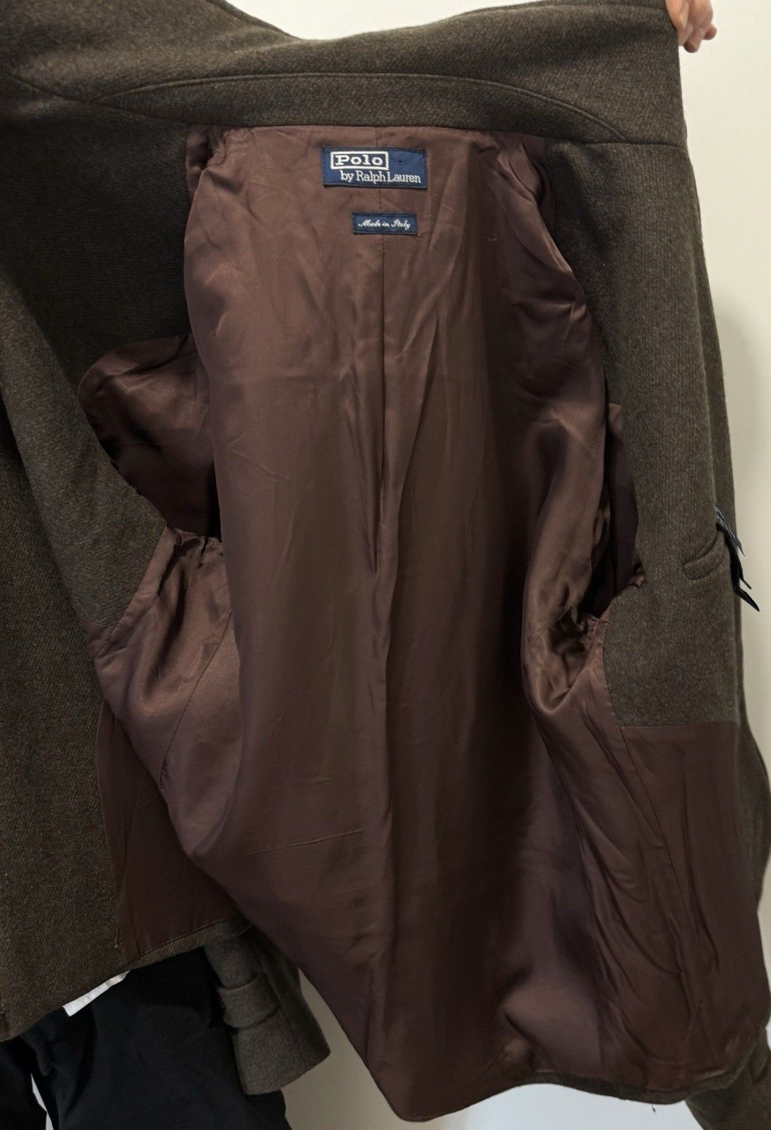 Polo Ralph Lauren Vintage Polo Ralph Lauren Wool Coat Jacket Mens Italy Size US L / EU 52-54 / 3 - 15 Thumbnail