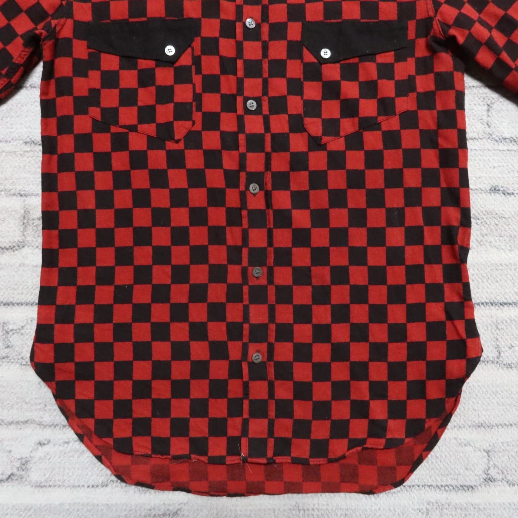 Levi's Levi's 1938 LVC Rodeo Western Check Shirt Mens S Red Vintage Collection Size US S / EU 44-46 / 1 - 3 Thumbnail
