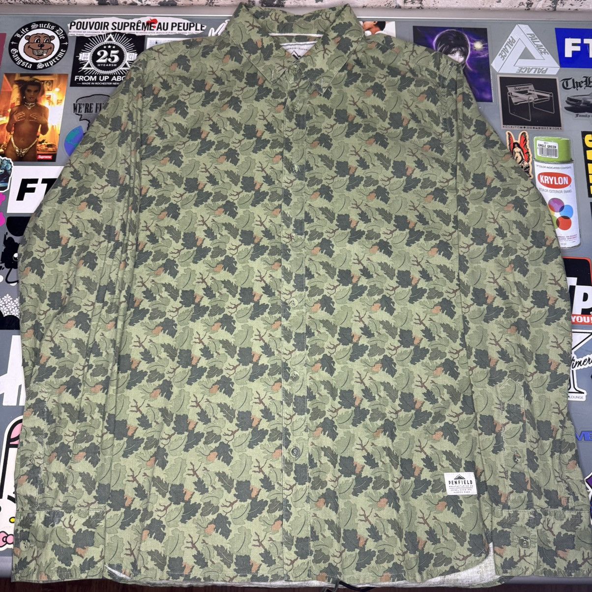 Penfield Penfield Dunmore Leaf Camo Button up Shirt Large Green Size US L / EU 52-54 / 3 - 1 Thumbnail