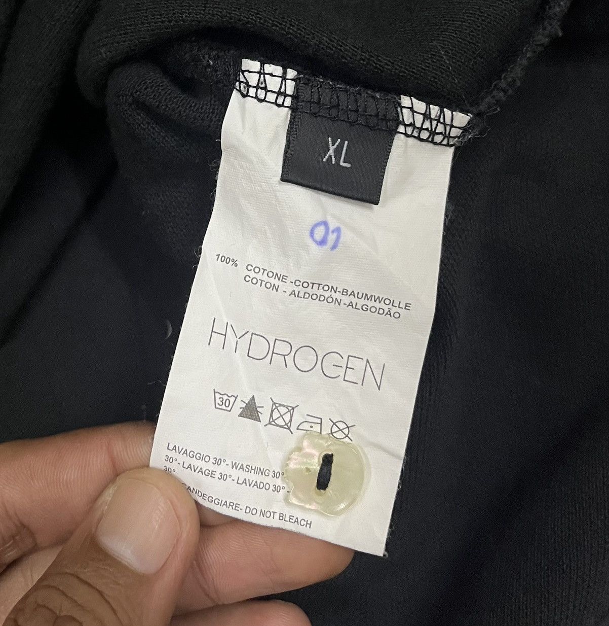 HYDROGEN HYDR☠️GEN Rare Skulls Design Polo Shirt / Hydrogen Size US L / EU 52-54 / 3 - 9 Thumbnail