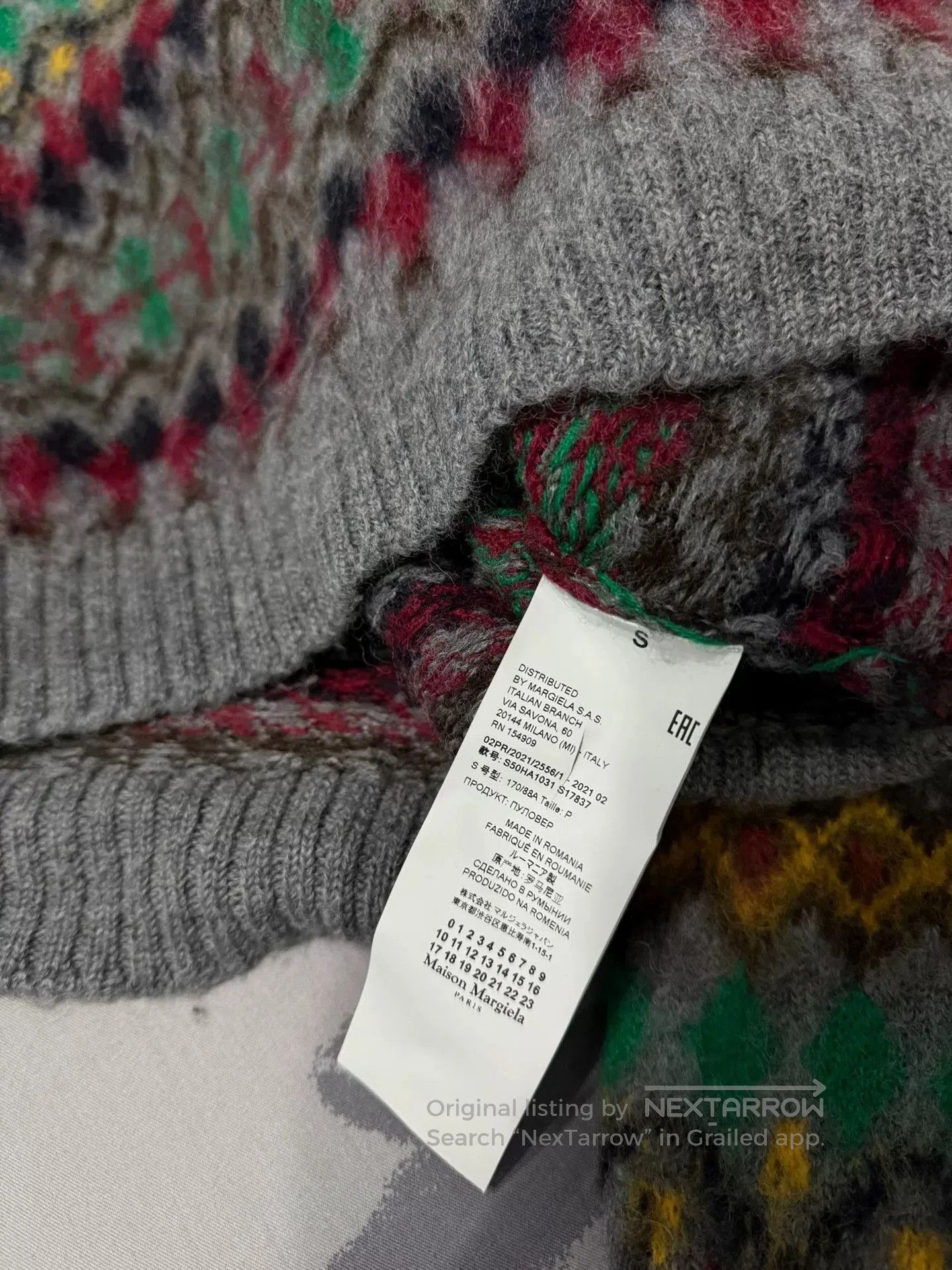 Maison Margiela Maison Margiela Fair Isle Sweater. Size M / US 6-8 / IT 42-44 - 5 Thumbnail