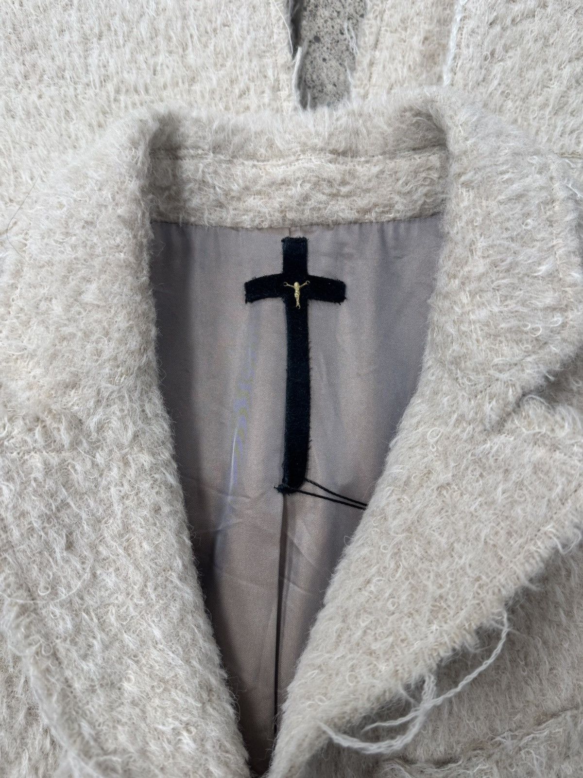 Le Grande Bleu (L.G.B.) L.G.B. ‘Crucifix’ Alpaca Wool Coat Size US S / EU 44-46 / 1 - 3 Thumbnail