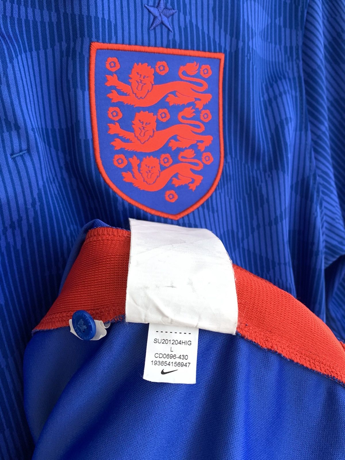 Nike Nike England 2020-2021 Away Soccer Shirt Size L Size US L / EU 52-54 / 3 - 6 Thumbnail