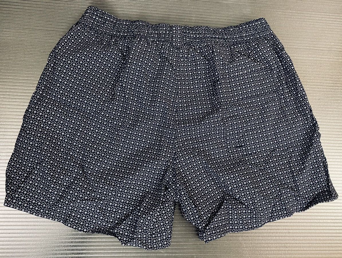 Salvatore Ferragamo Ferragamo 🇮🇹 blue logo accent swimsuit resort boxer 52 NEW Size US 36 / EU 52 - 3 Thumbnail