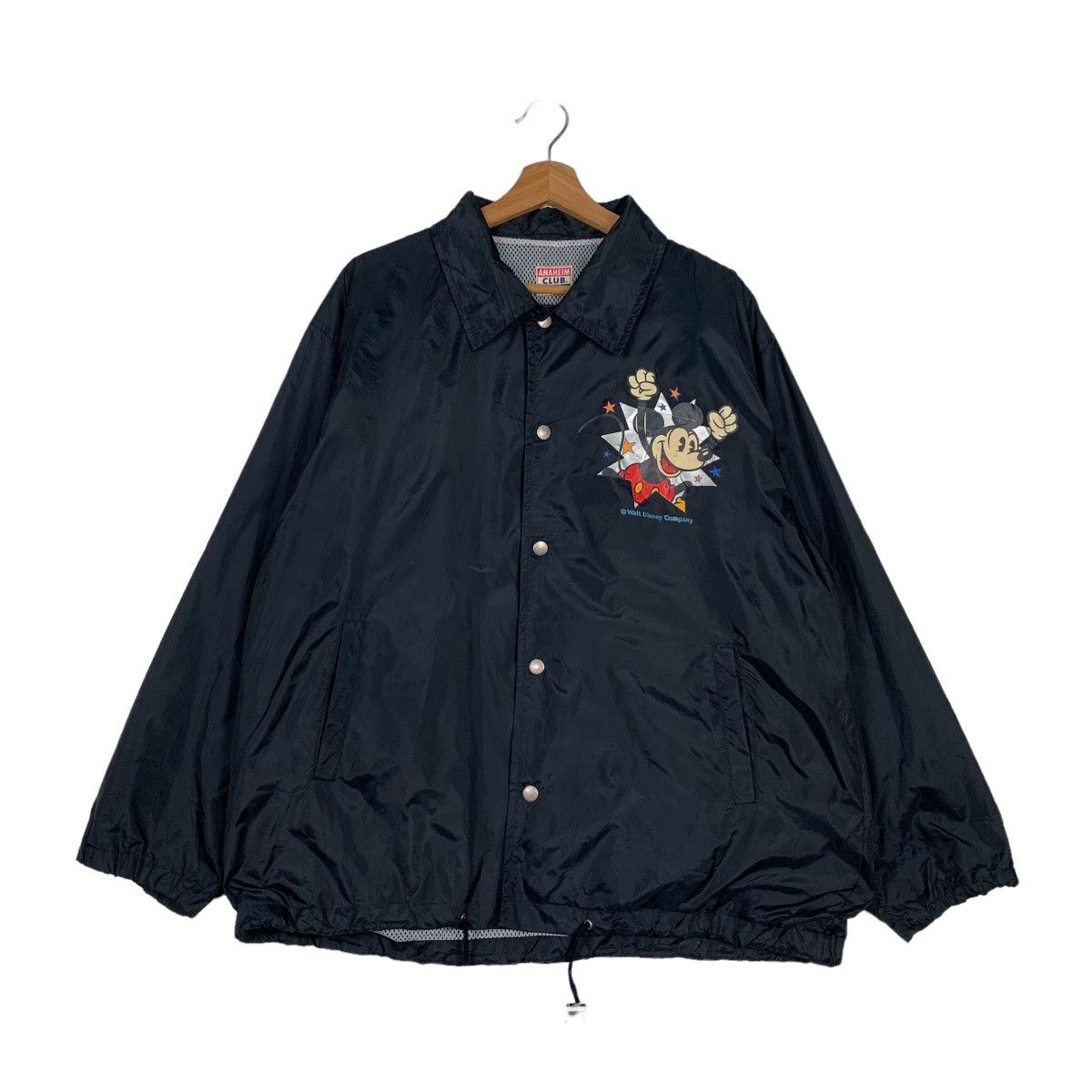 Disney MICKEY MOUSE Graphic Big Logo Coach Jacket #0200-C10 Size US M / EU 48-50 / 2 - 3 Thumbnail