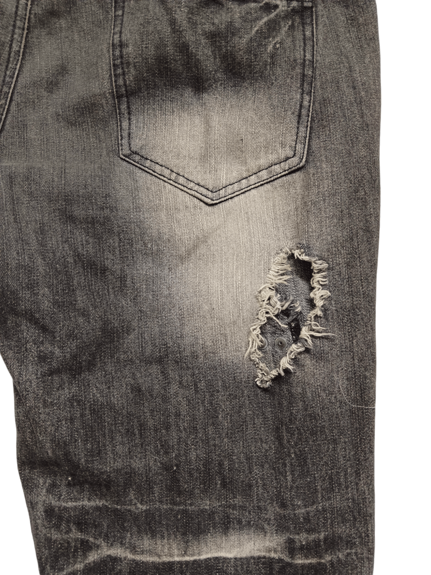 LOWBOX 💥Punk💥 Lowbox Distressed Flare Denim Size US 32 / EU 48 - 10 Thumbnail