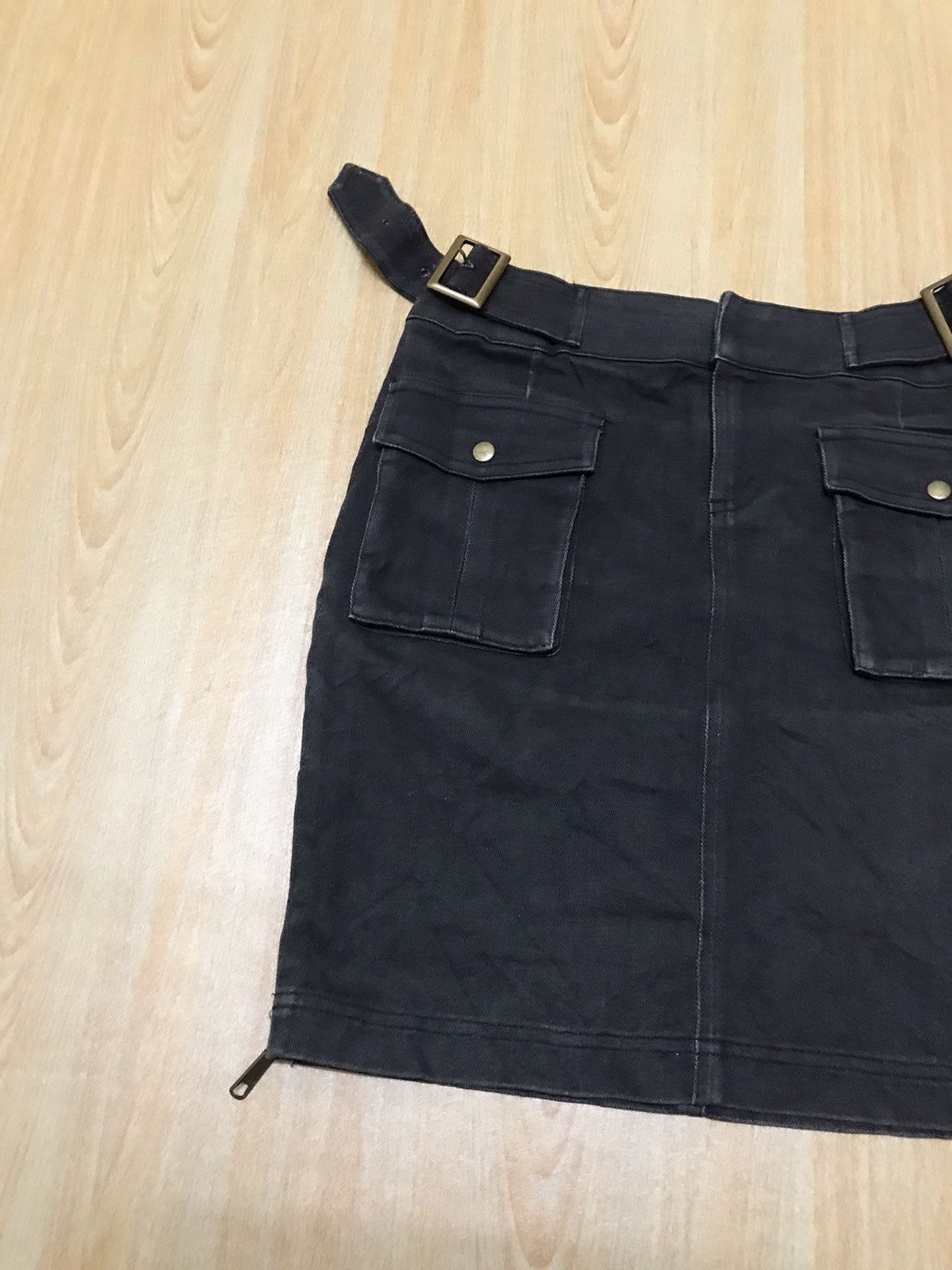 Japanese Brand Vintage Kirke Japanese Brand Denim Mini Skirts Made In Japan Size 28" / US 6 / IT 42 - 6 Thumbnail