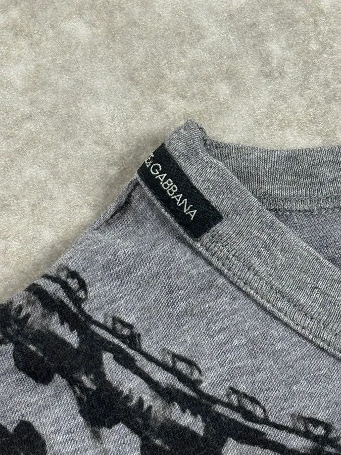 Dolce & Gabbana SS2015 Dolce & Gabbana Grey & Black Bull Corrida T-Shirt Size US S / EU 44-46 / 1 - 9 Thumbnail
