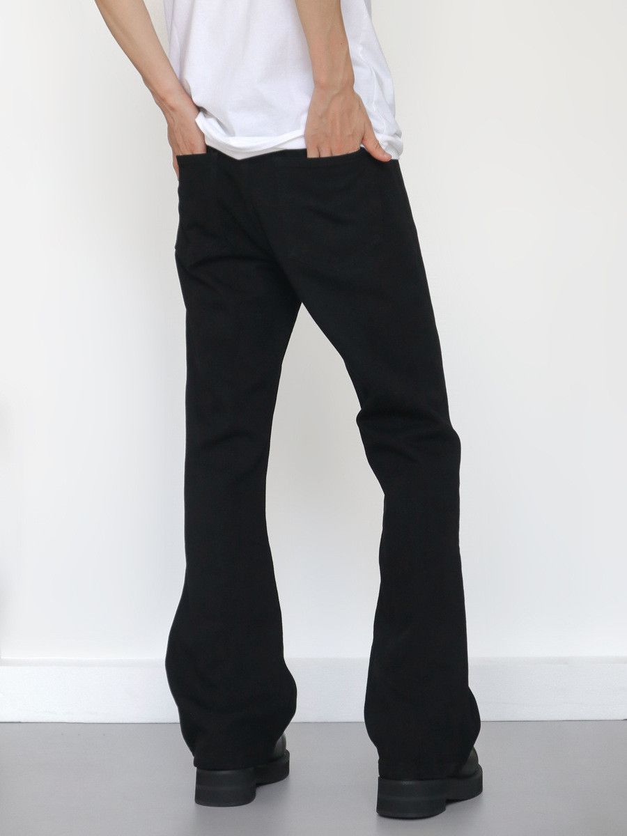 Japanese Brand High Street Vintage Black Bootcut Jeans for Men Size US 32 / EU 48 - 4 Thumbnail