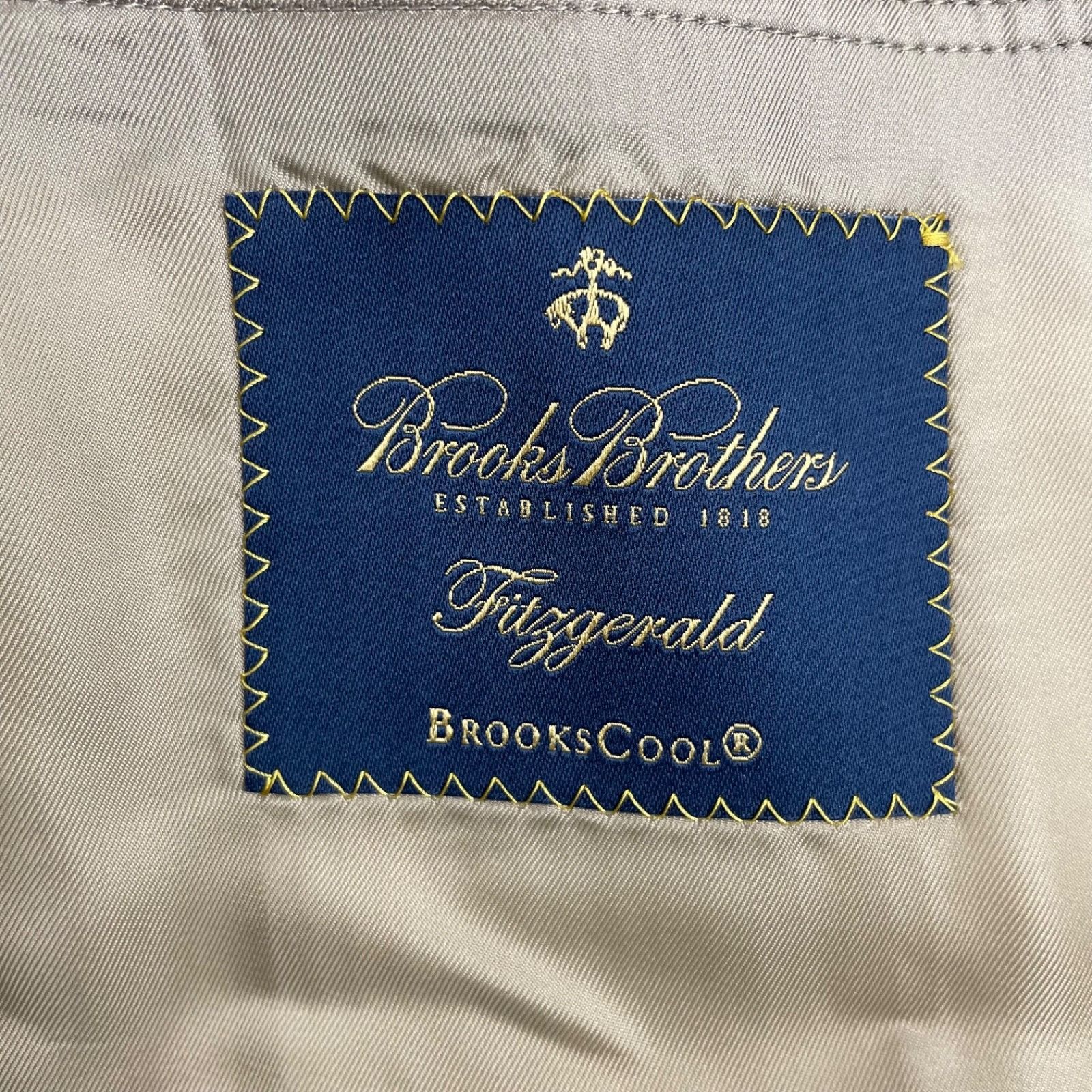 Brooks Brothers Brooks Brothers Men's BrooksCool Fitzgerald 2-Button Suit Be Size 42L - 5 Thumbnail