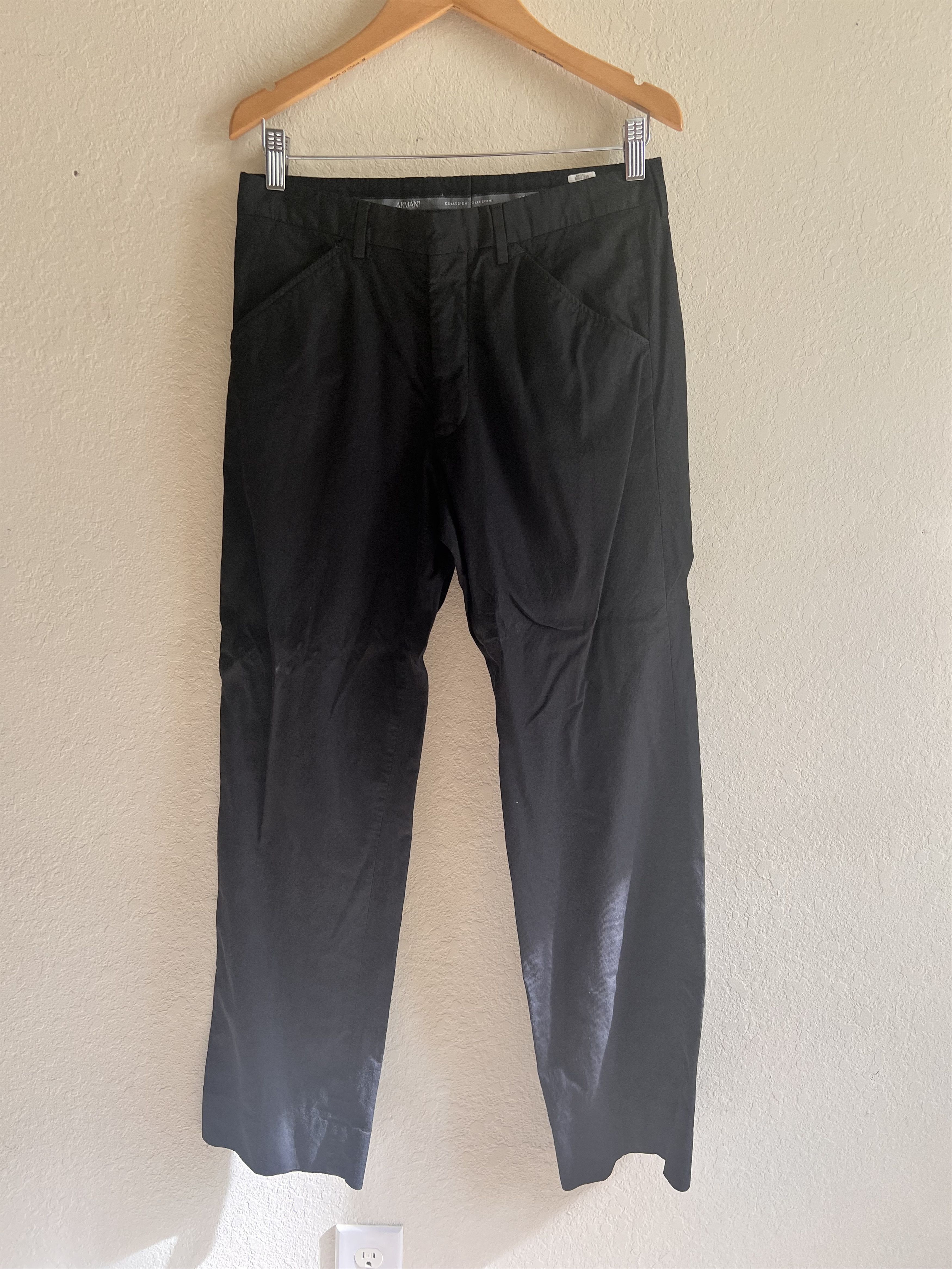 Armani Armani Pants Black US 29 Size US 29 - 2 Thumbnail