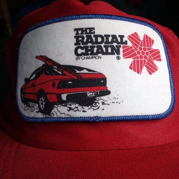 Vintage Vintage The Radial Chain Patch Snap Trucker Hat Cap Size ONE SIZE - 2 Thumbnail