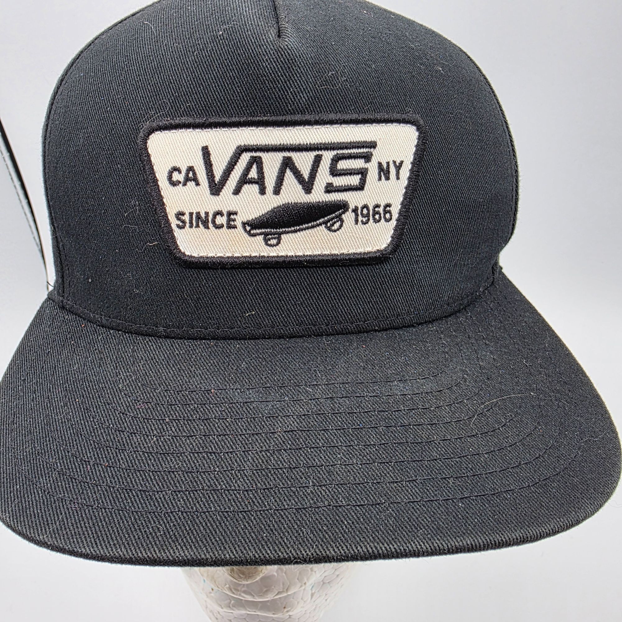 Vans Vans Full Patch Snapback Black Hat Skateboarding Casual Walk Size ONE SIZE - 5 Thumbnail