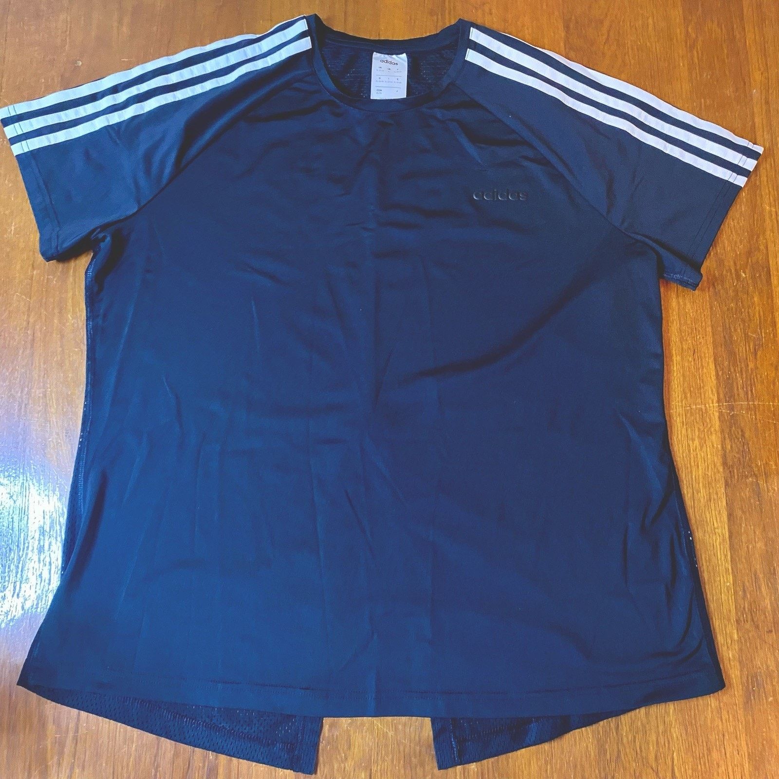 Adidas Adidas Black Men’s XL Training Workout T-shirt Slit Back Size US XL / EU 56 / 4 - 2 Thumbnail