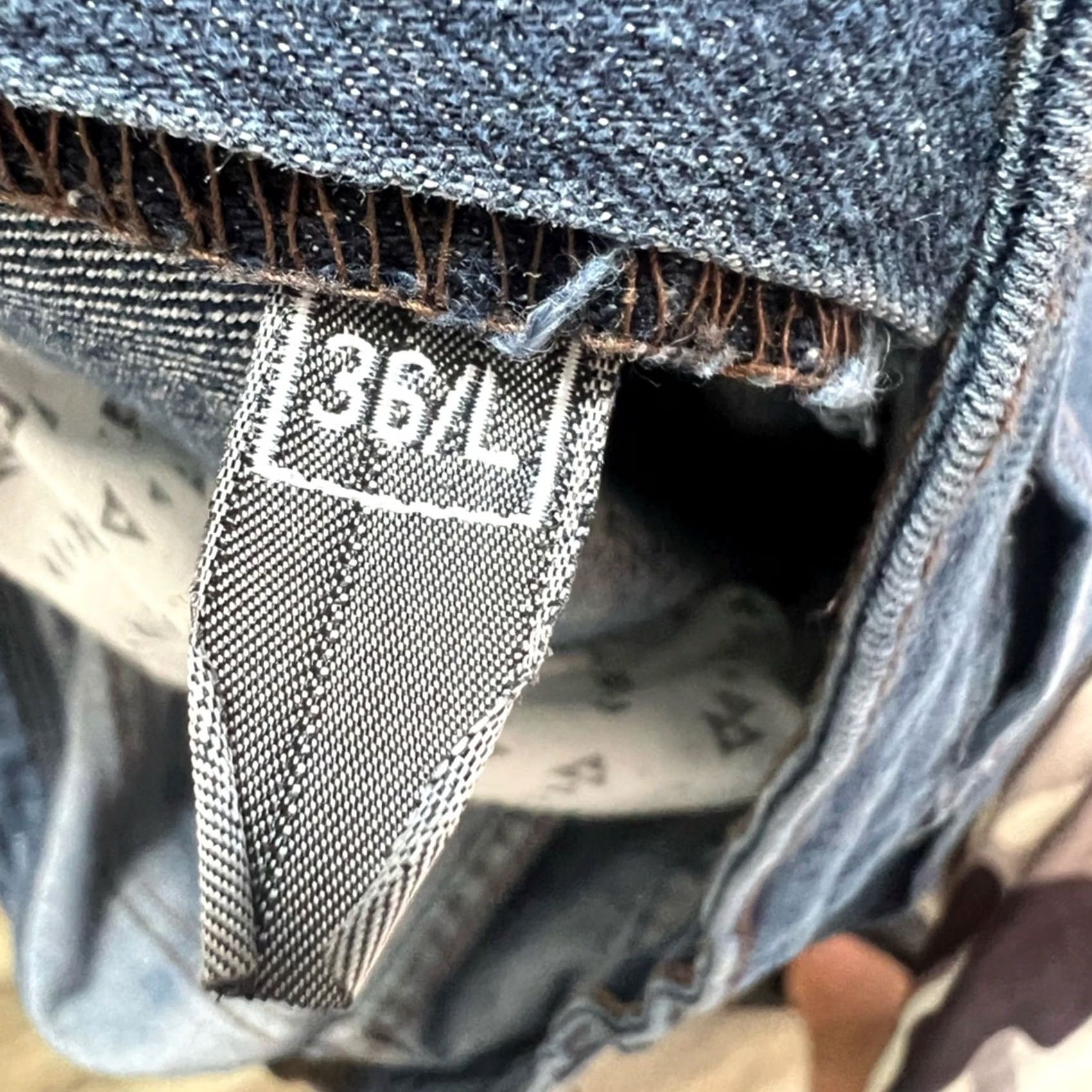 Vintage Copper & Oak Supply Jeans Mens 38x30 Blue Denim Straight Relaxed Stretch Regular Inseam 30 Clothing Boys? Size US 38 / EU 54 - 7 Thumbnail