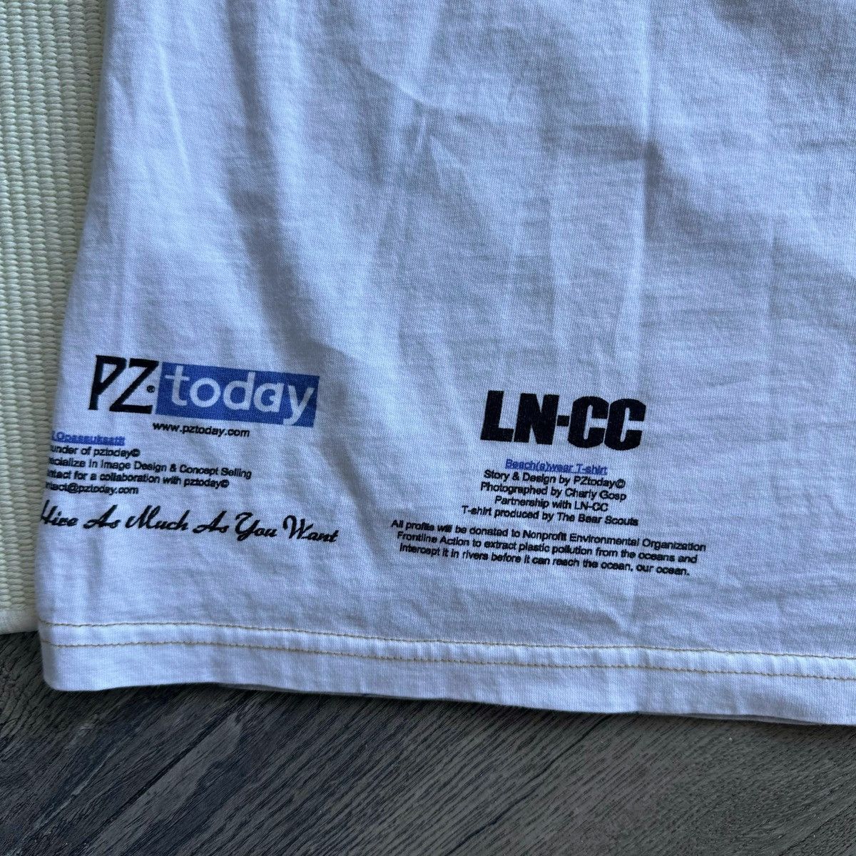 Other LN-CC x PZ Today Long Sleeve Beach Graphic Tee in White Size US L / EU 52-54 / 3 - 10 Thumbnail