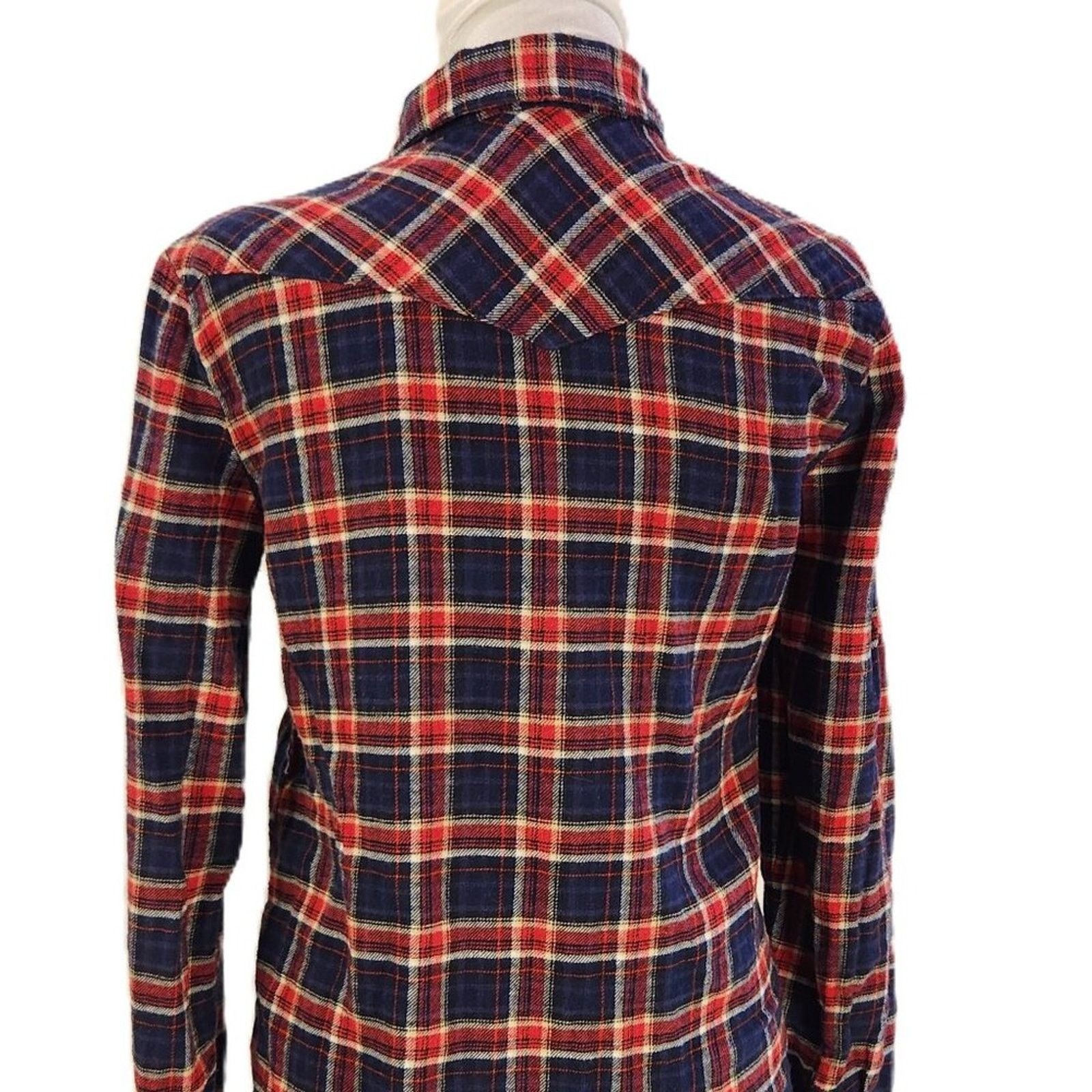 Forever 21 Forever 21 Red & Blue Plaid Button Up Shirt - Small Size S / US 4 / IT 40 - 5 Thumbnail