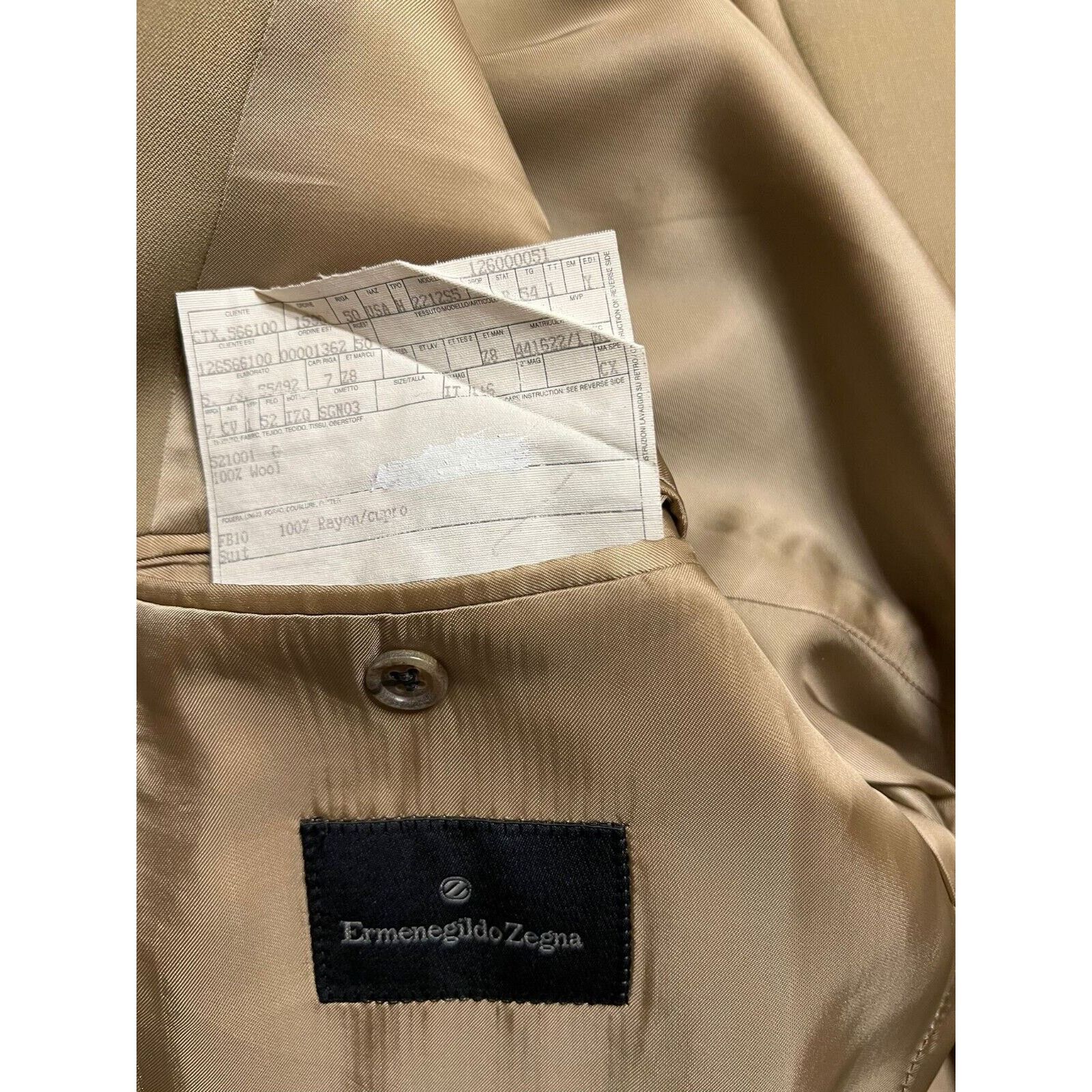 Ermenegildo Zegna ERMENEGILDO ZEGNA Sport Jacket Coat 44R US/ 54R EU Size 44R - 6 Thumbnail