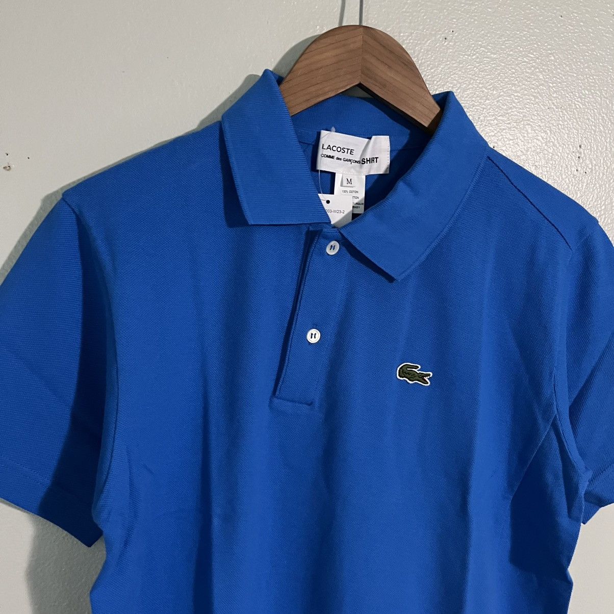 Comme des Garcons SHIRT × Lacoste Uneven Hem Polo Shirt Size US M / EU 48-50 / 2 - 5 Thumbnail
