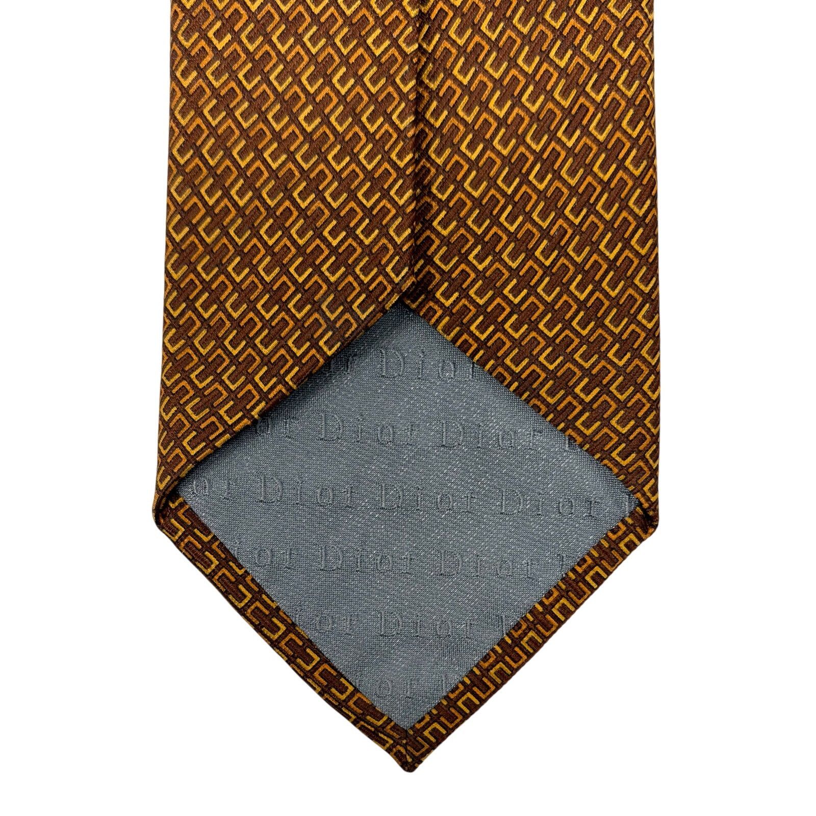Christian Dior Monsieur Christian Dior Abstract Pattern Tie Size ONE SIZE - 9 Thumbnail