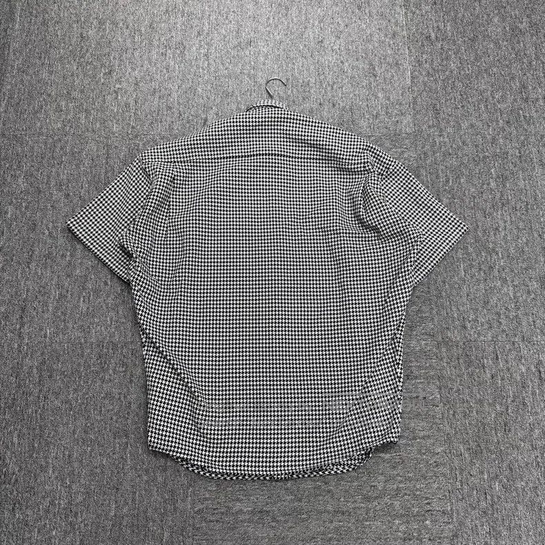 Balenciaga Balenciaga Houndstooth Short Sleeve Shirt Size XS / US 0-2 / IT 36-38 - 5 Thumbnail