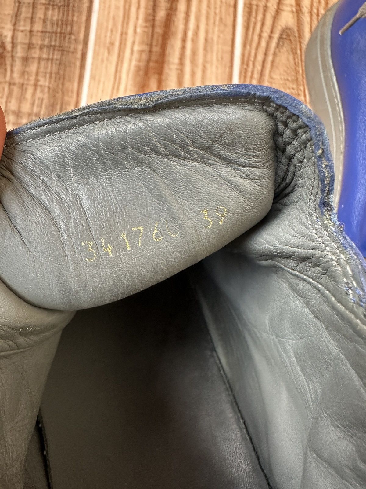 Balenciaga Balenciaga Arena Blue Leather Hightops Size US 7 / EU 40 - 18 Thumbnail