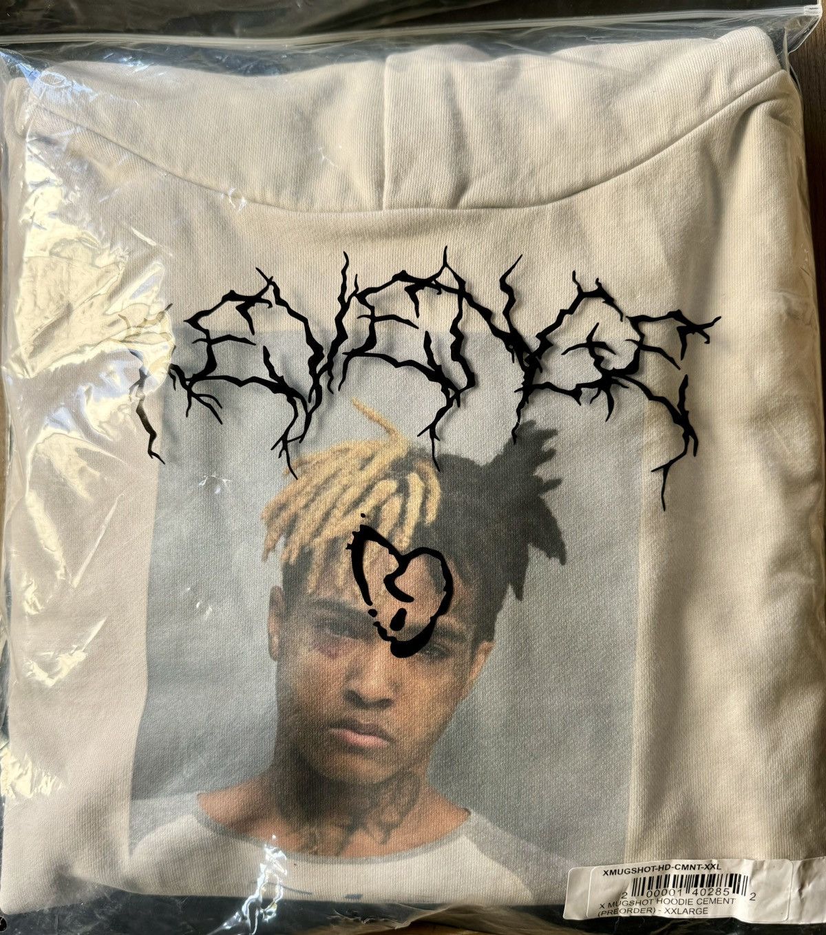 Revenge Revenge XXXTentacion Mugshot Hoodie Cement Size US XXL / EU 58 / 5 - 3 Thumbnail