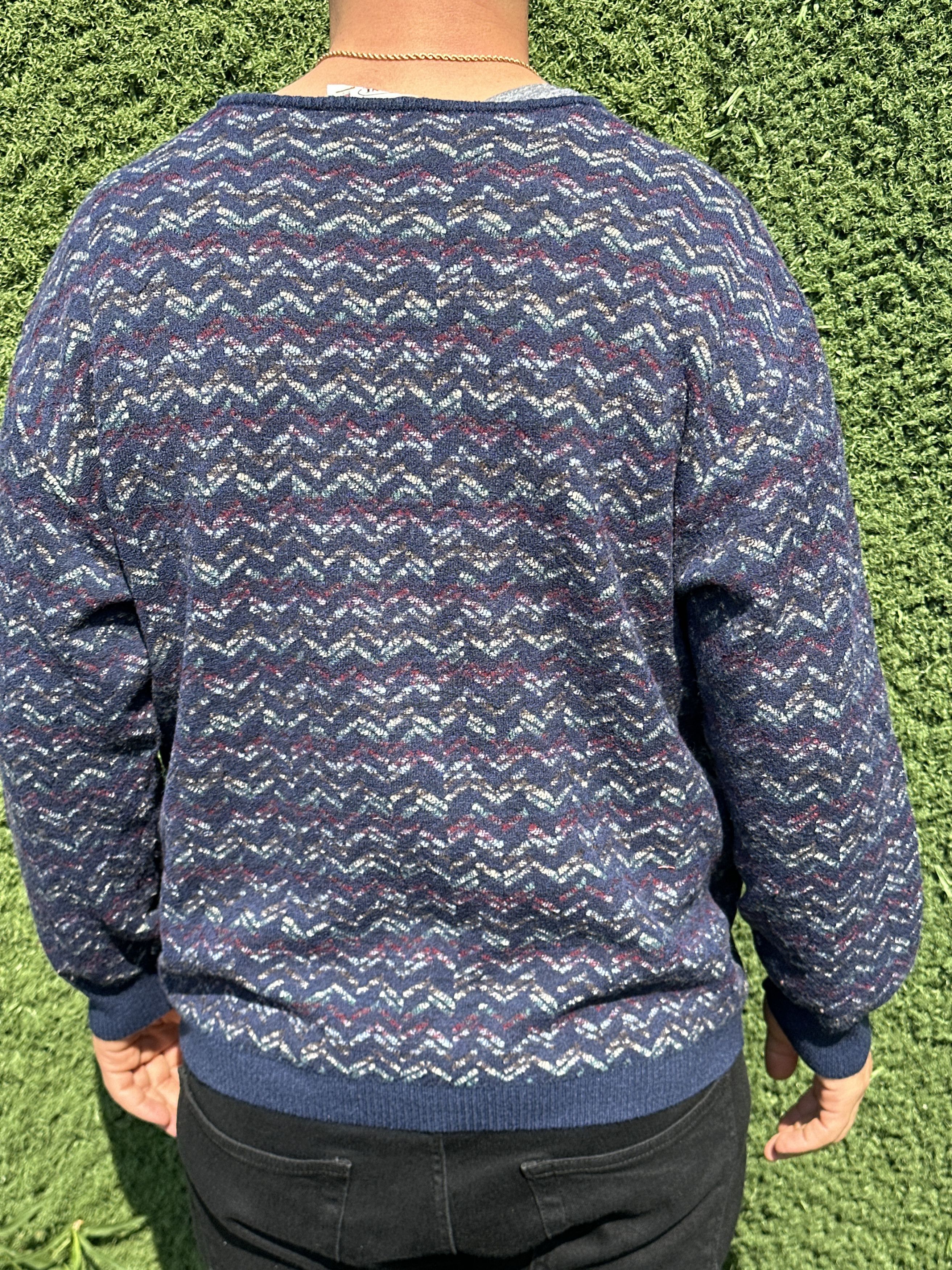 Missoni Missoni Sport Cardigan 3D Knit Retro Sweater Size 54 Size US L / EU 52-54 / 3 - 4 Thumbnail