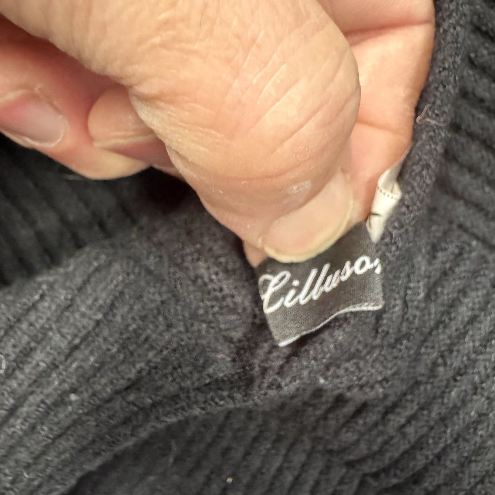 Vintage Lillusory Oversized Sweater XL Ribbed Knit Black Womens Pullover Casual Winter Fall Size XL / US 12-14 / IT 48-50 - 7 Thumbnail