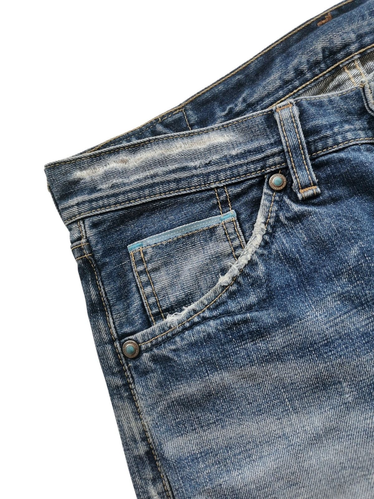 Levi's Levi’s Selvedge Bootcut Flare Jeans Distressed Vintage Denim Size 30" / US 8 / IT 44 - 2 Thumbnail