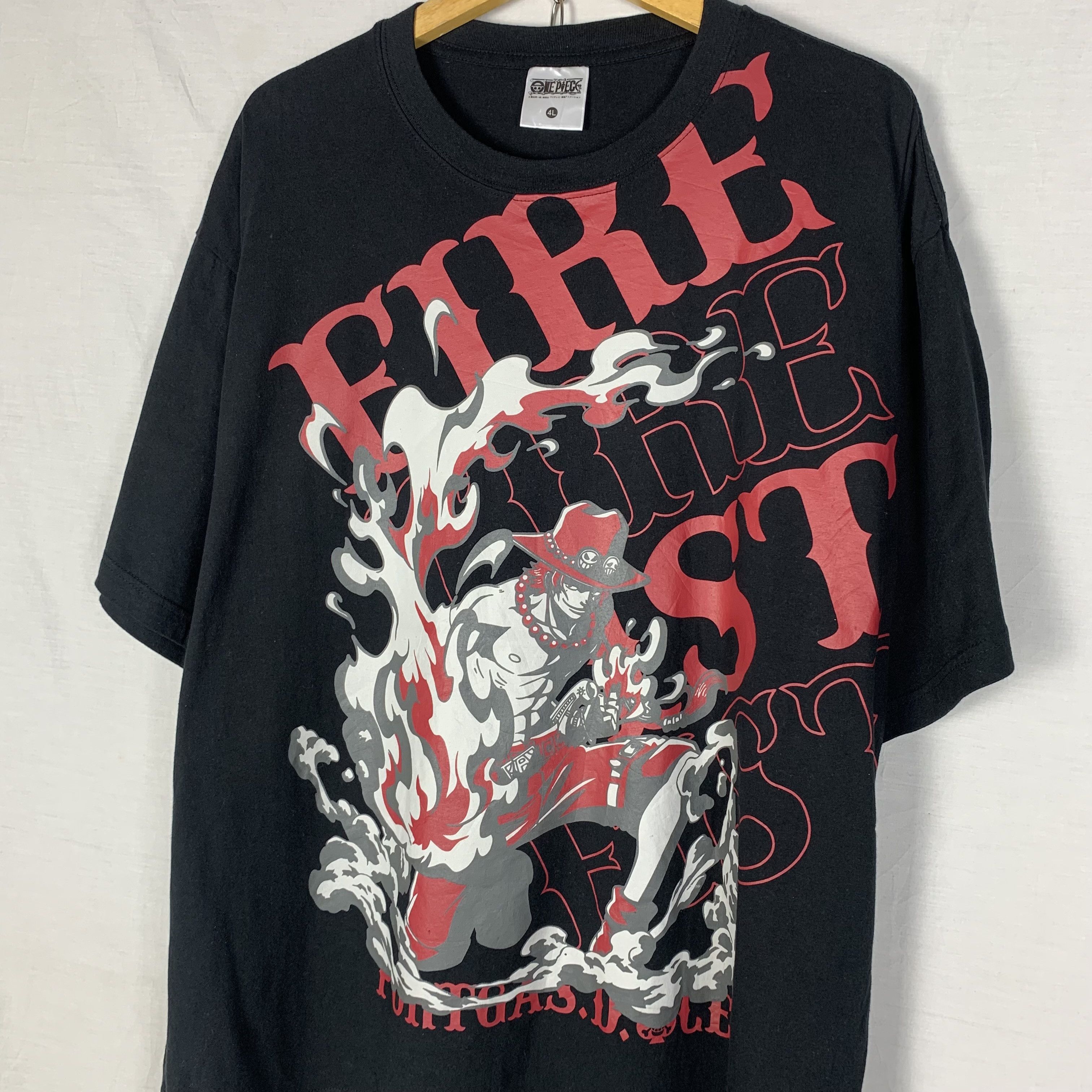 One Piece One Piece Portgas D Ace Fire Fist Tshirt Anime Japan Size US XL / EU 56 / 4 - 2 Thumbnail