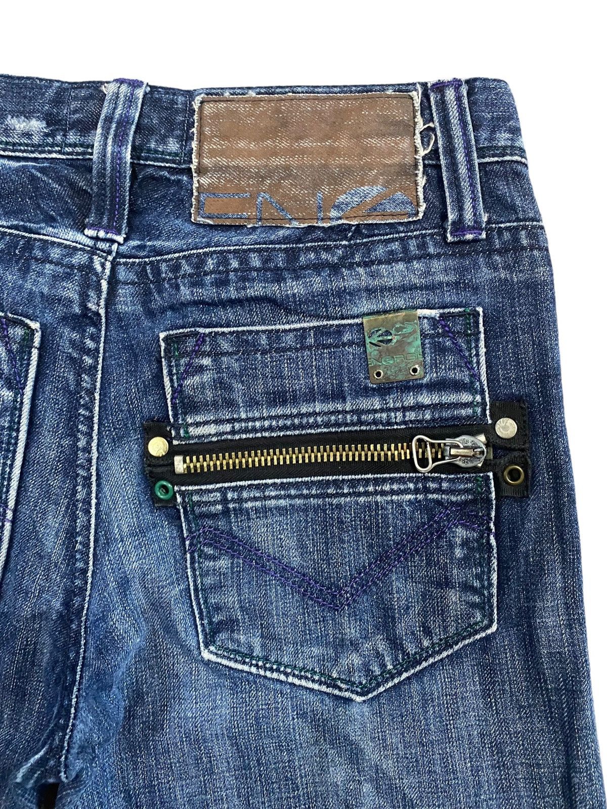 Energie × If Six Was Nine × Le Grande Bleu (L.G.B.) Vintage Energie Distress Jeans Size US 28 / EU 44 - 9 Thumbnail