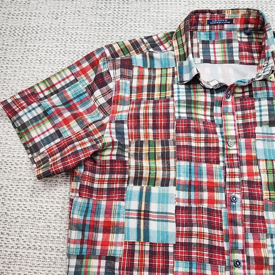 Vintage William Murray Shirt Mens Button-Up Short Sleeve Plaid Patchwork Vintage: No Size US M / EU 48-50 / 2 - 3 Thumbnail